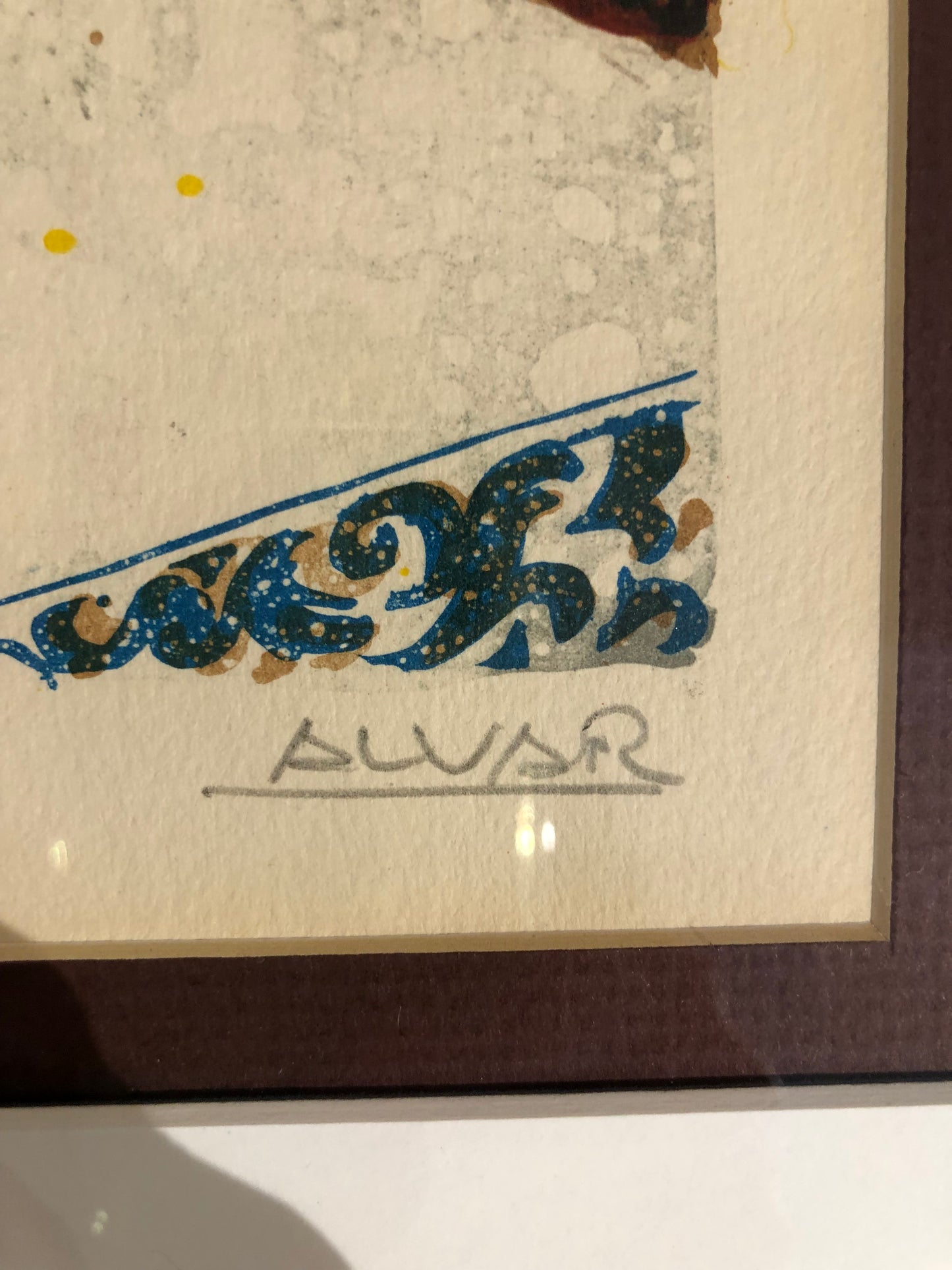 Àlvar Suñol Woman and Flutist Signed Print (27600)