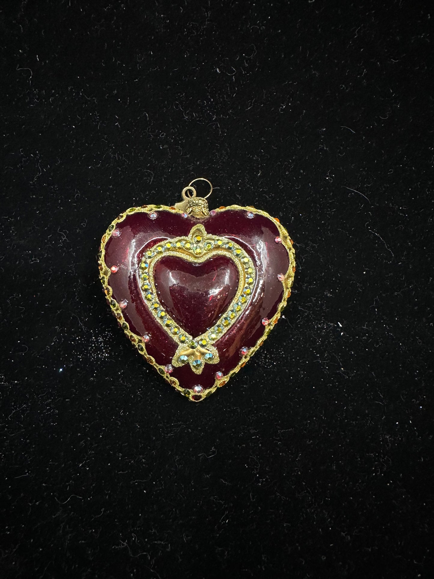 Jay Strongwater Heart Ornament (93E7TW)