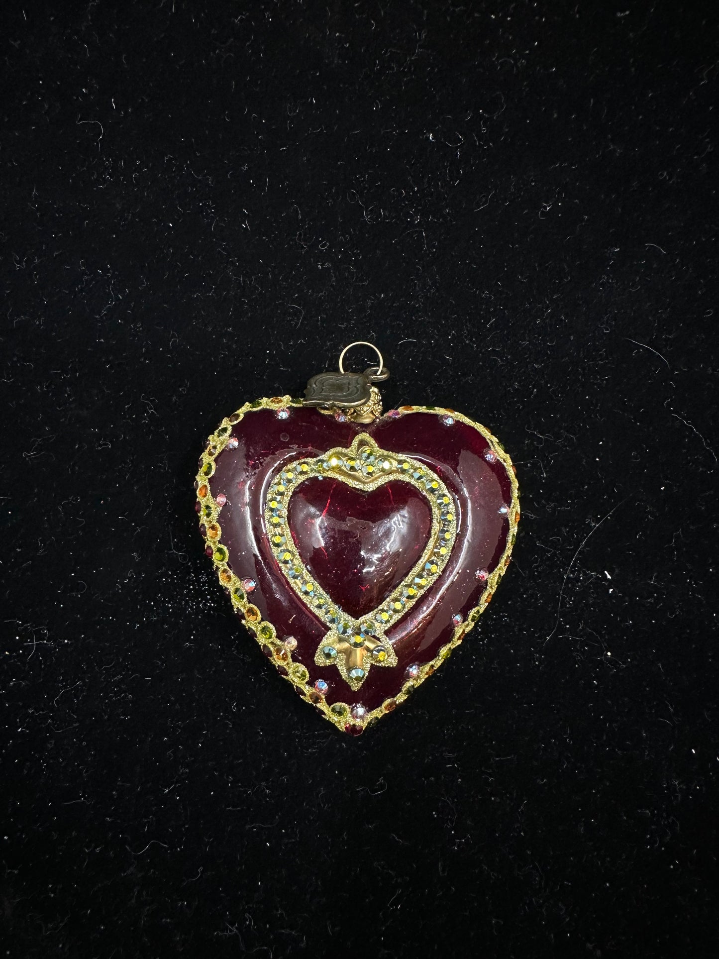 Jay Strongwater Heart Ornament (93E7TW)