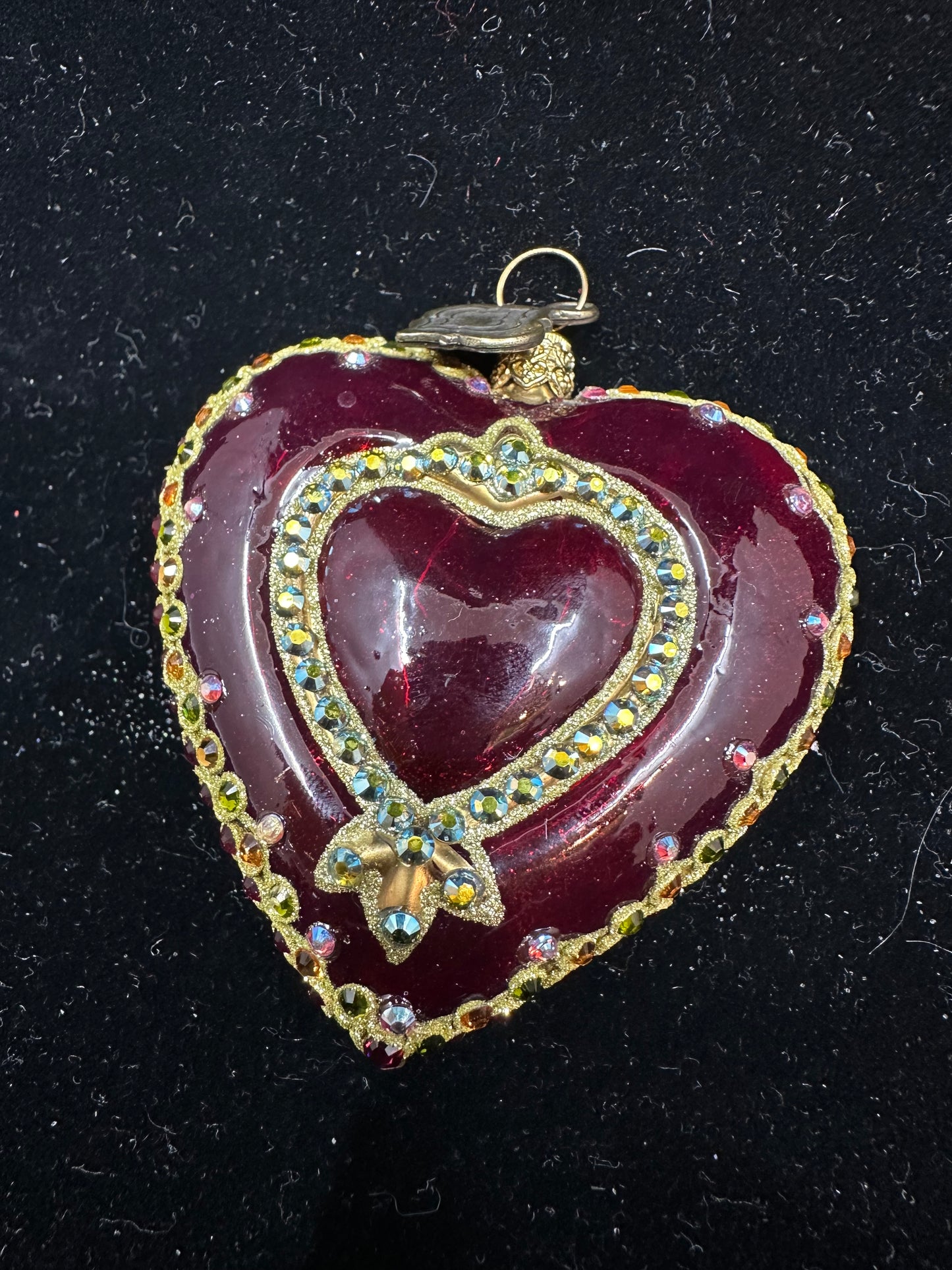 Jay Strongwater Heart Ornament (93E7TW)