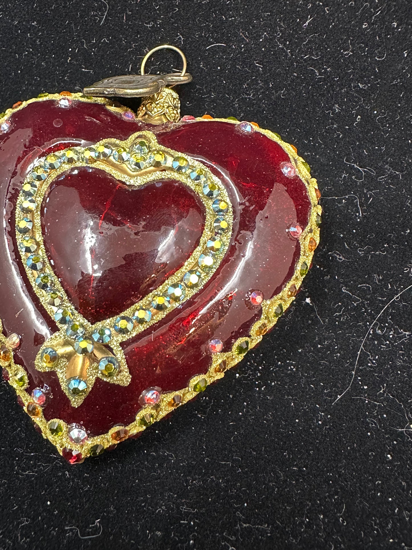 Jay Strongwater Heart Ornament (93E7TW)