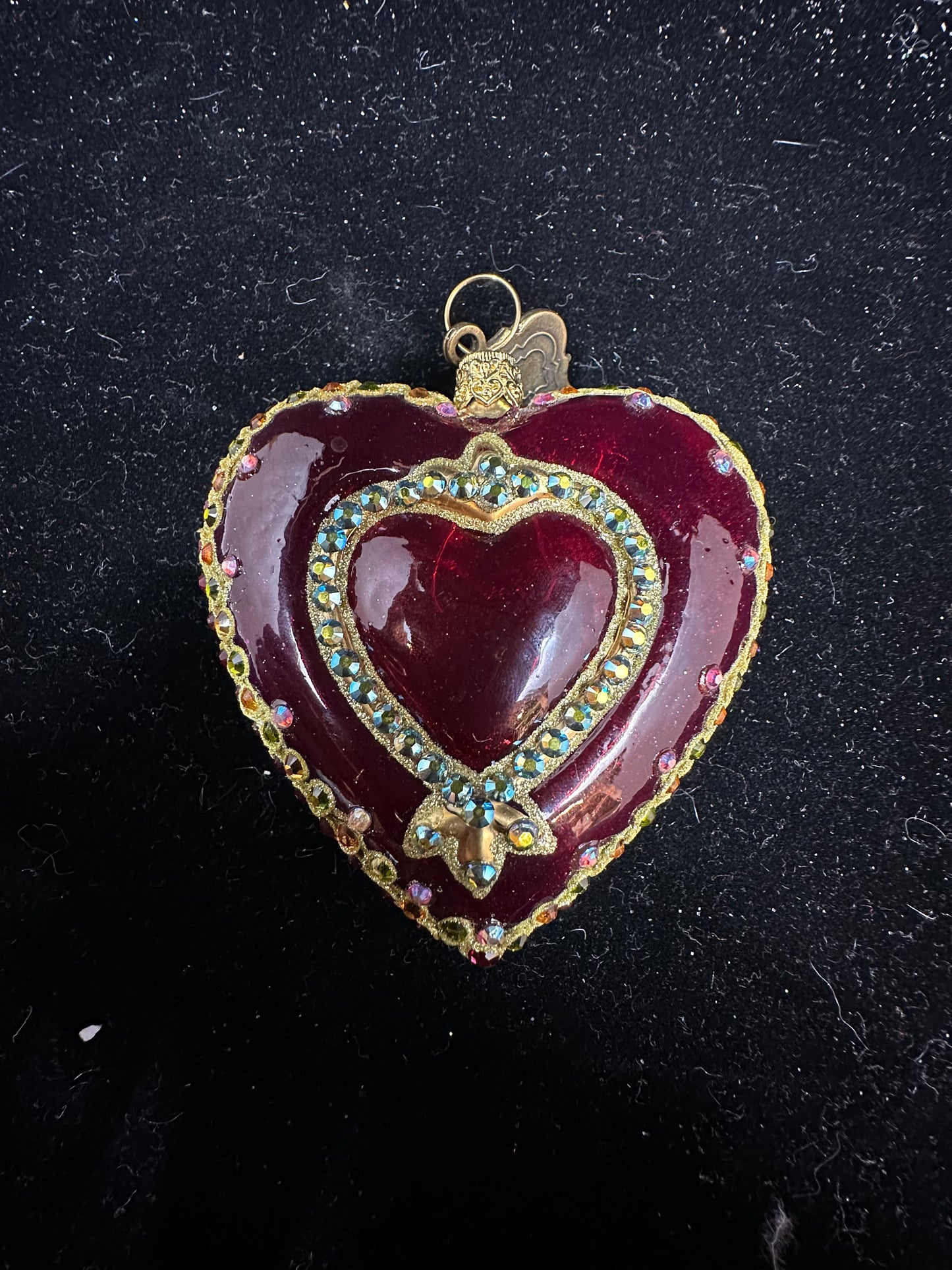 Jay Strongwater Heart Ornament (93E7TW)