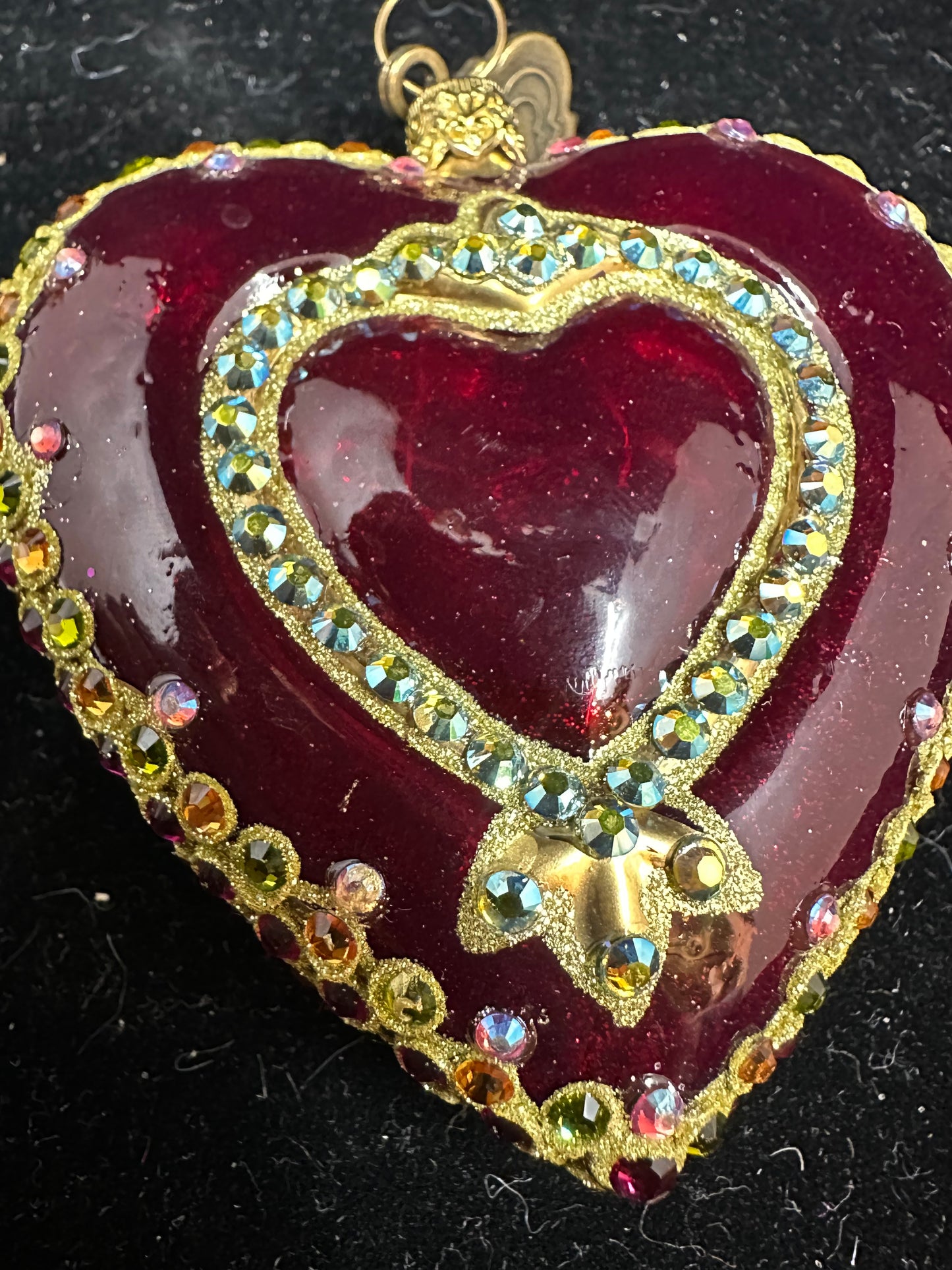 Jay Strongwater Heart Ornament (93E7TW)