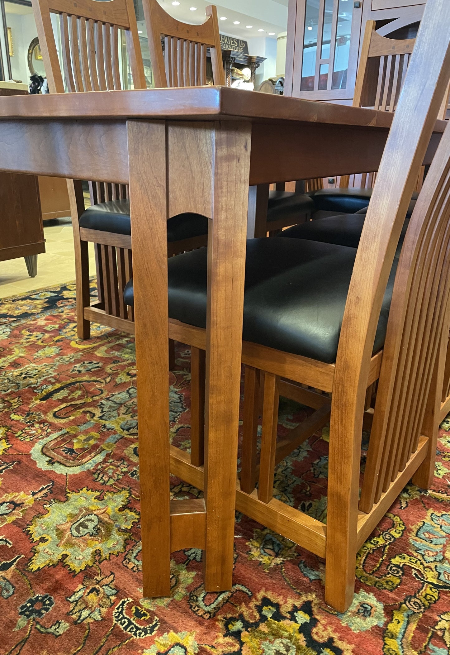 Amish Hidden Nook Table and 8 Chair Set (143UAQ)