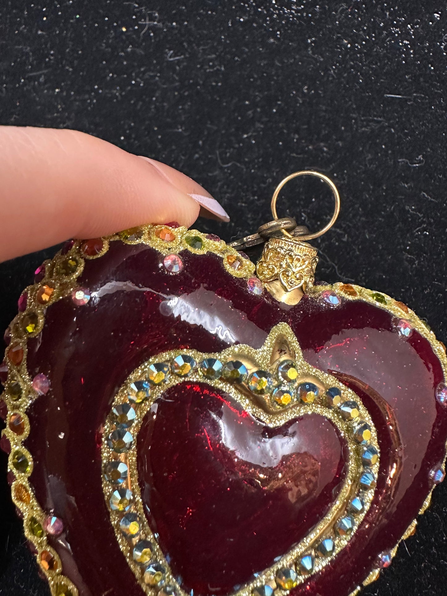 Jay Strongwater Heart Ornament (93E7TW)