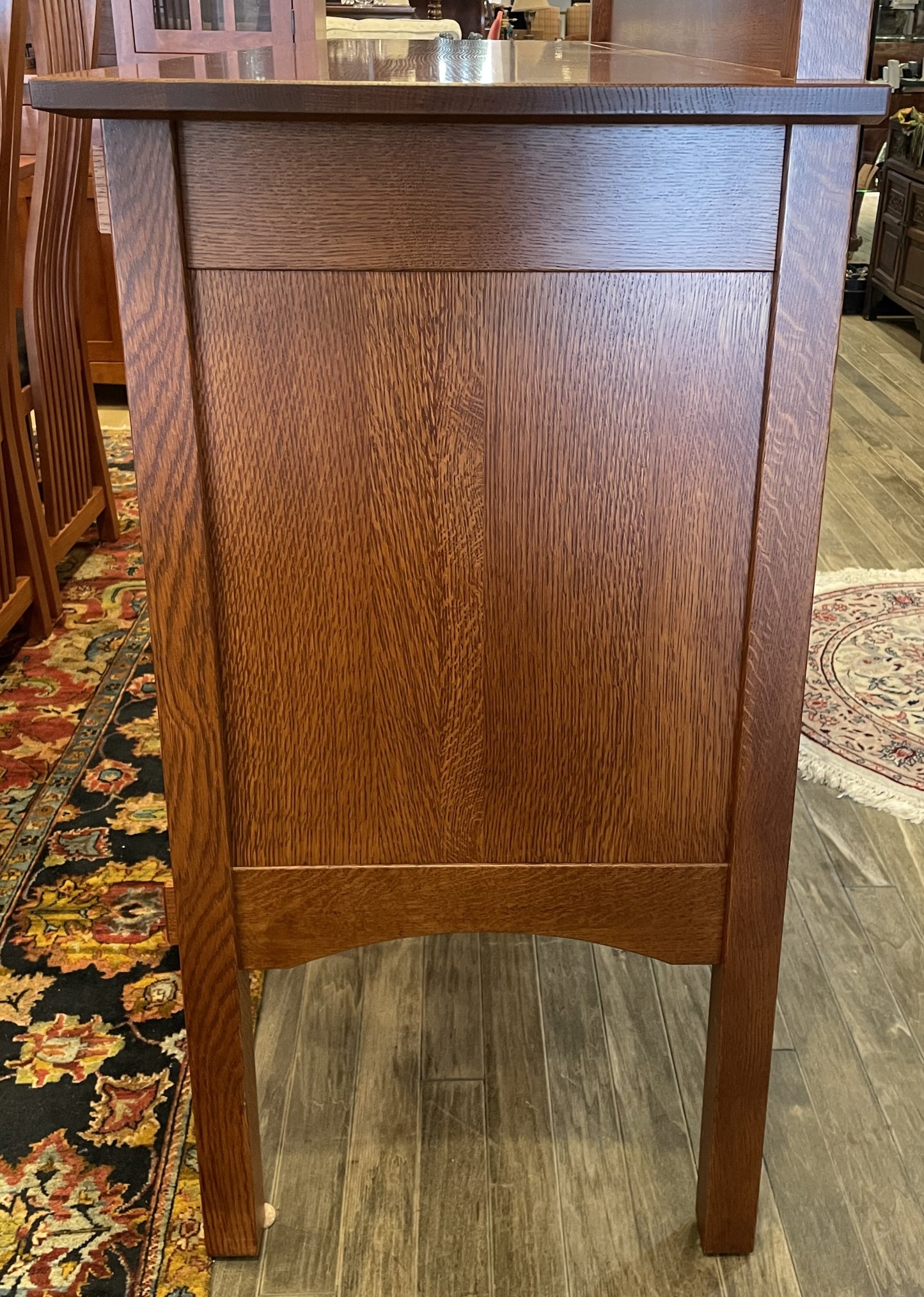 Yoders Amish Oak Mission Sideboard (34C3VV)