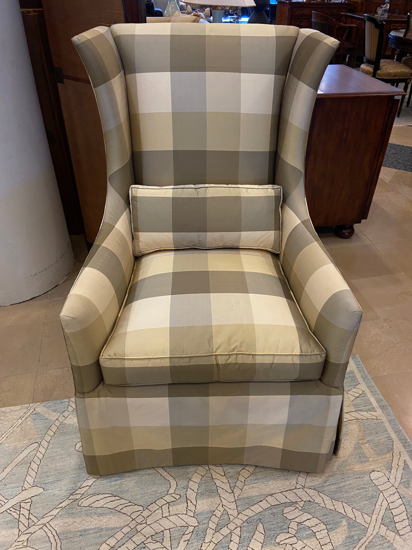 Isenhour Gingham Occasional Chair (EWWDFV)