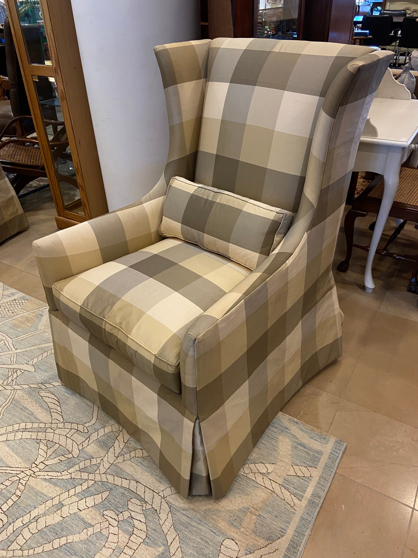 Isenhour Gingham Occasional Chair (EWWDFV)