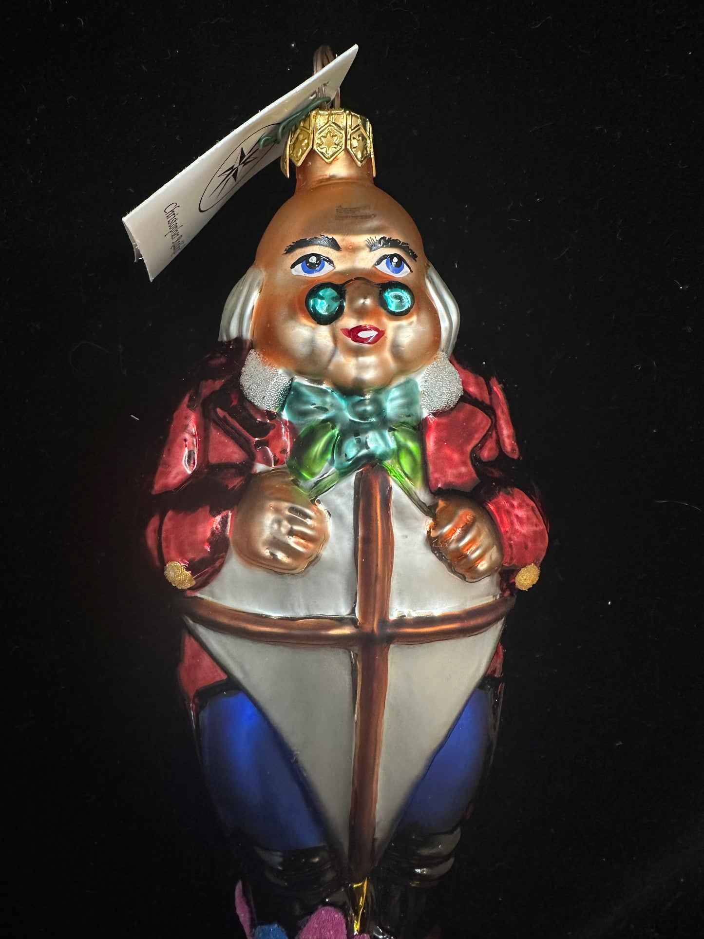 Ben Franklin Radko Ornament (2G6CB7)