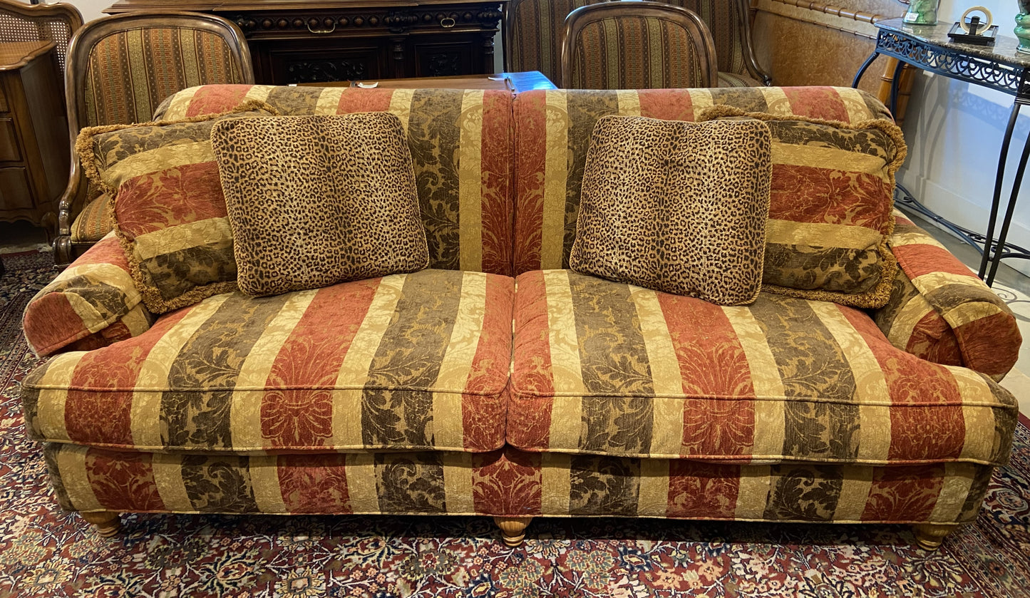 Century LT Designs Striped Sofa (873AW9)