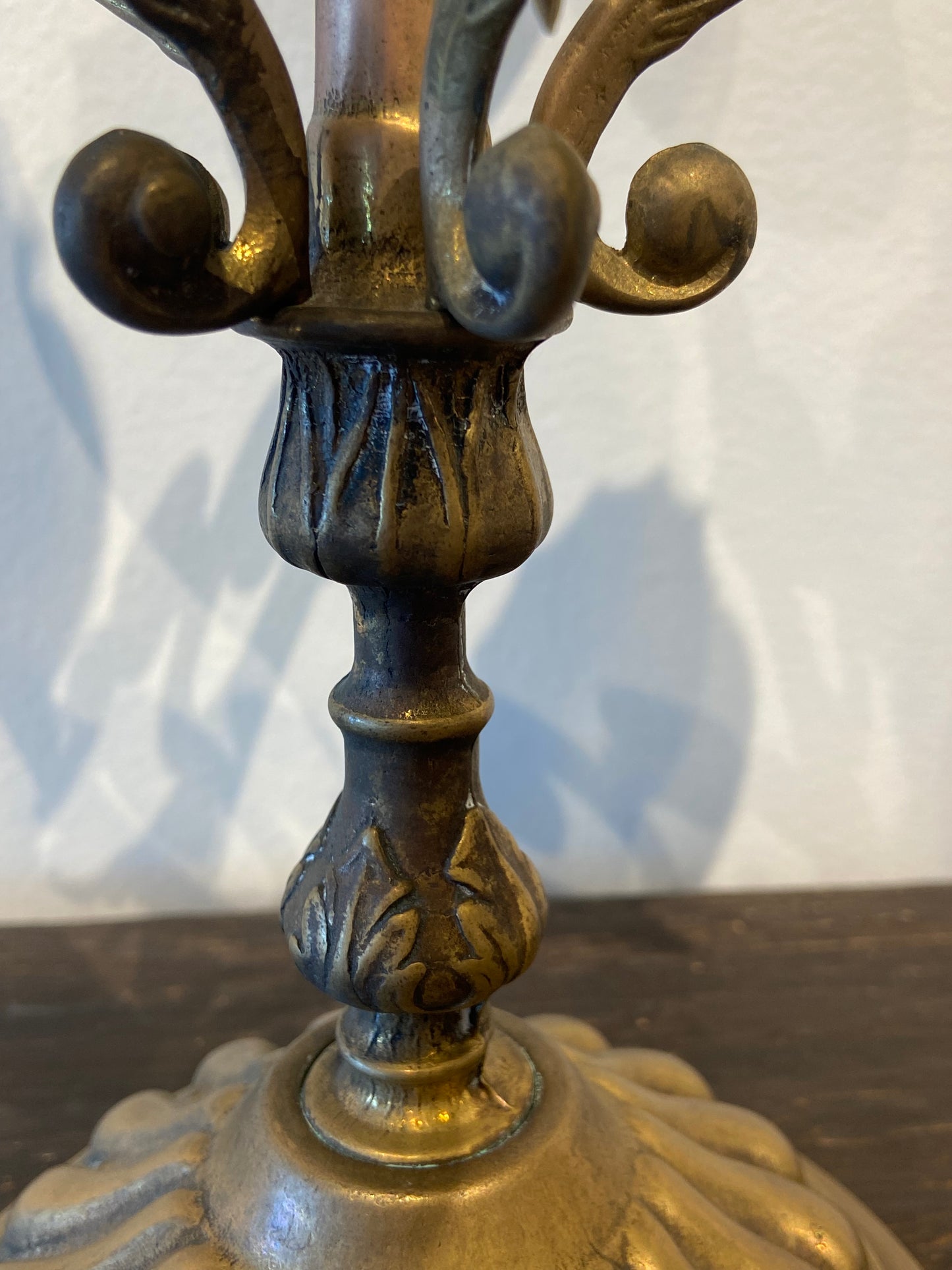 Pair of Italy Brass Candelabras (WV8UGY)