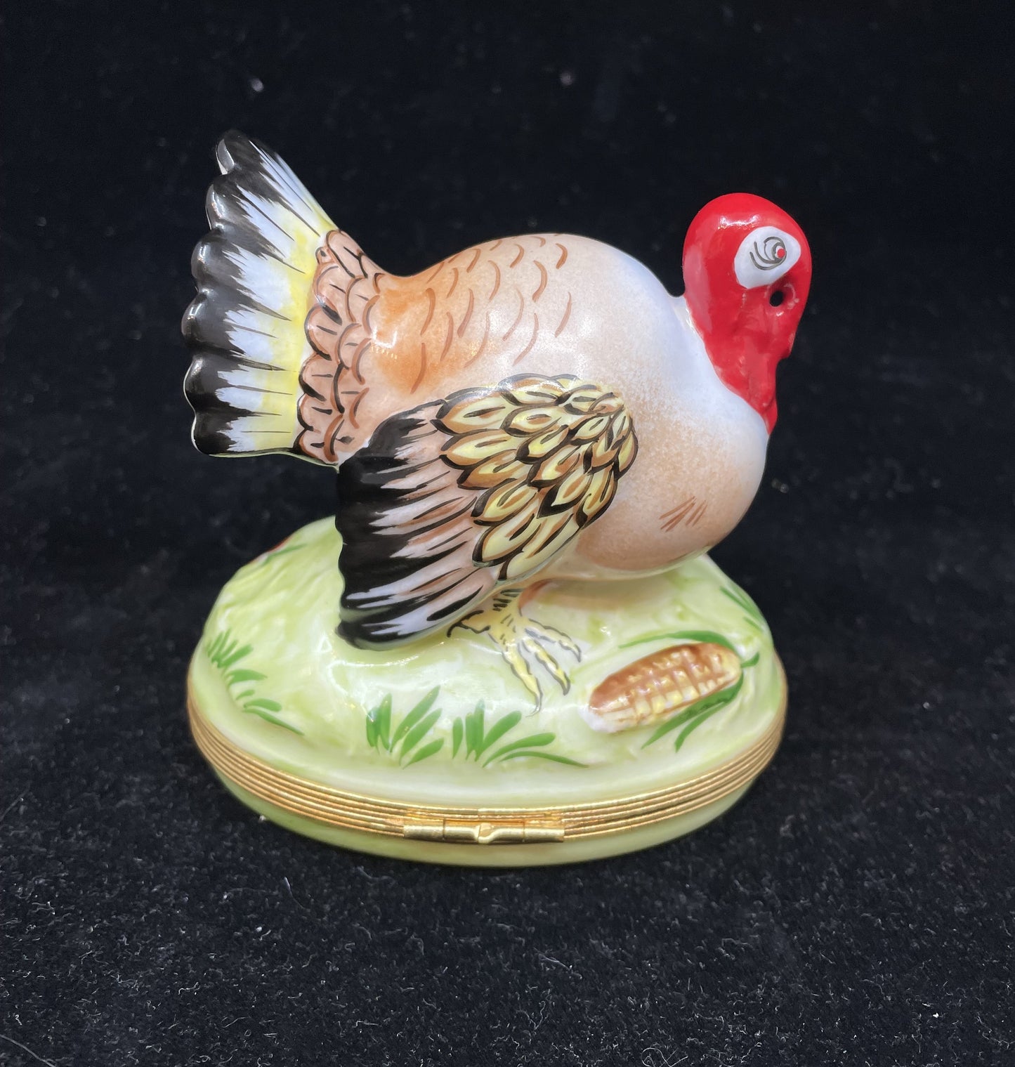 Limoges Large Turkey Trinket Box (JUUG9Y)