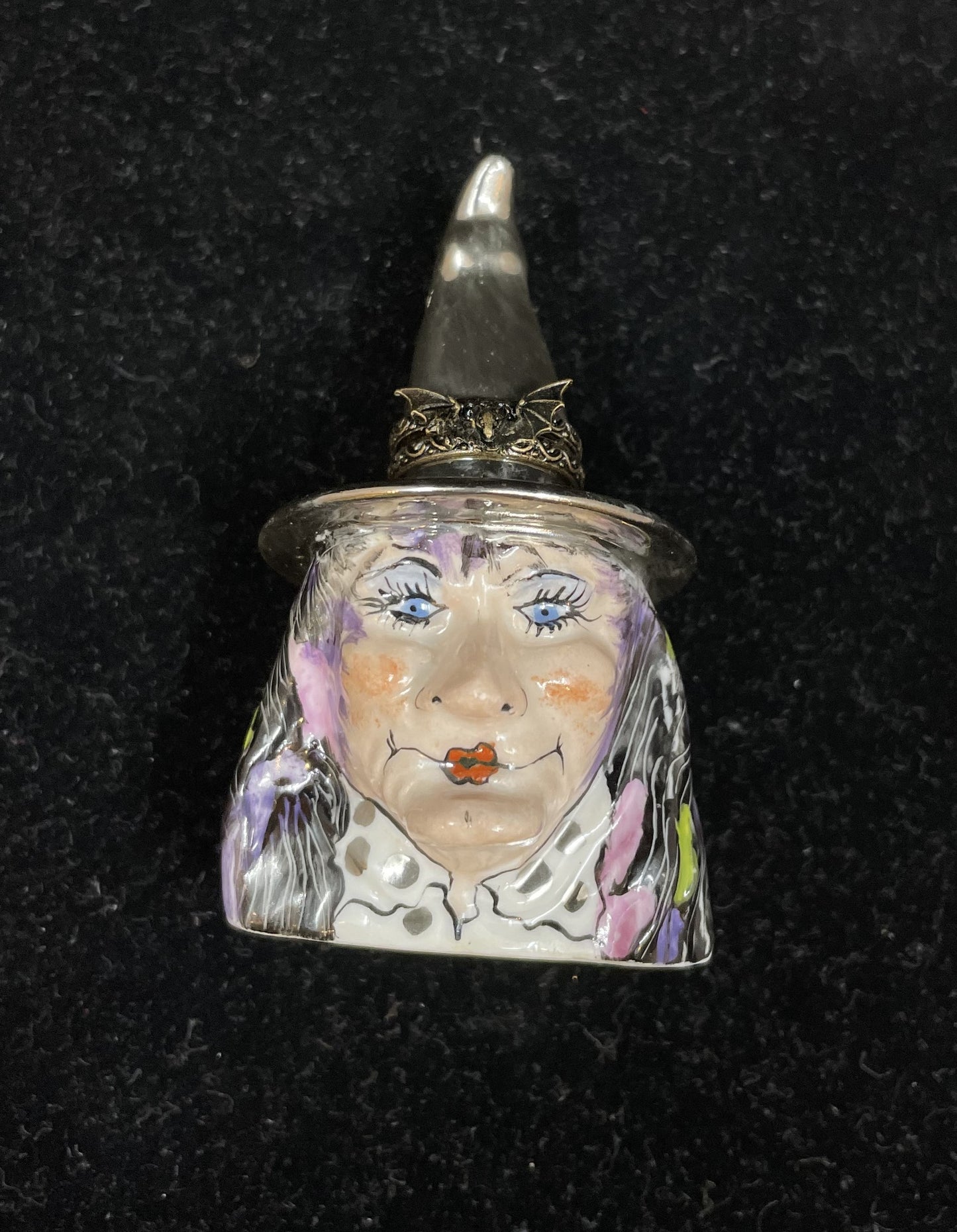 Limoges Witch's Head Trinket Box (PETSR1)