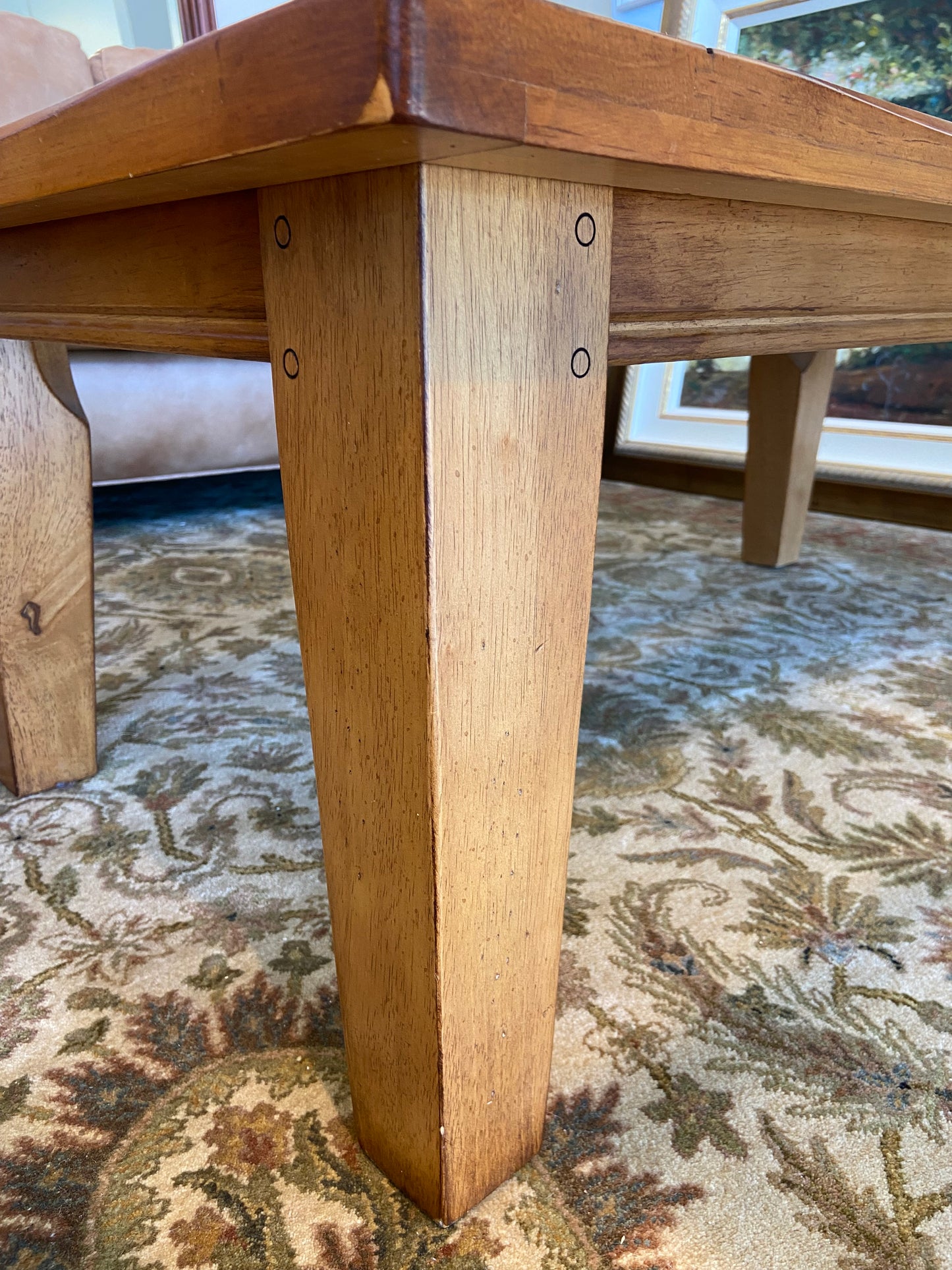 Pine Plank Coffee Table (9WZ84E)