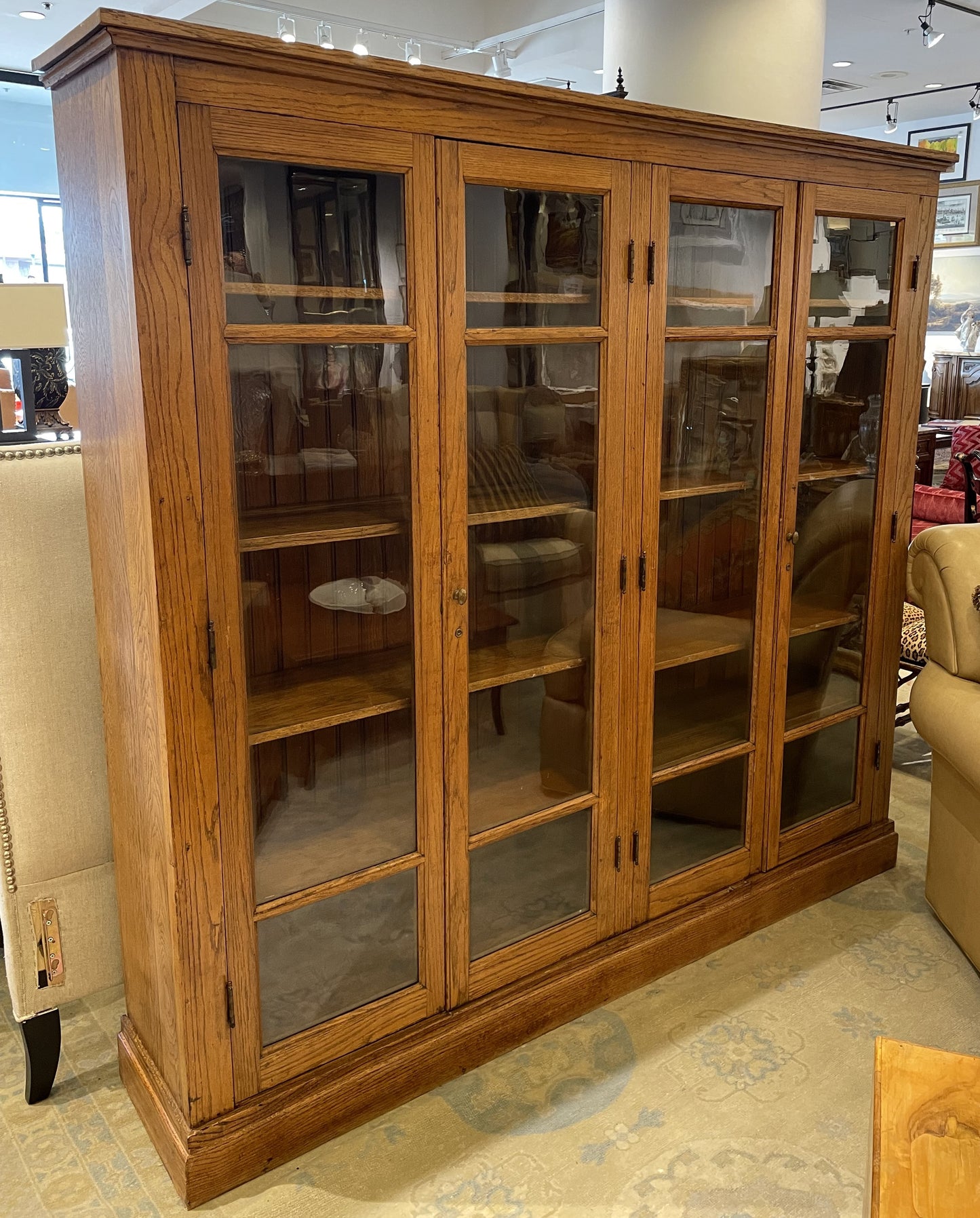 Early 20th Century Oak Built-In Display (AAYSNY)