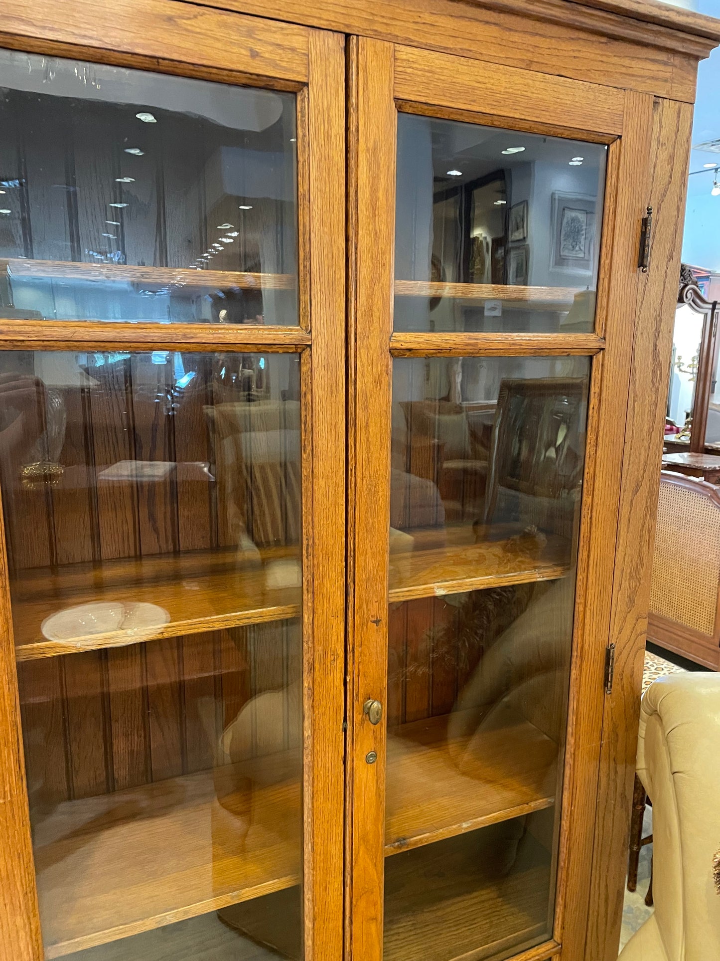 Early 20th Century Oak Built-In Display (AAYSNY)