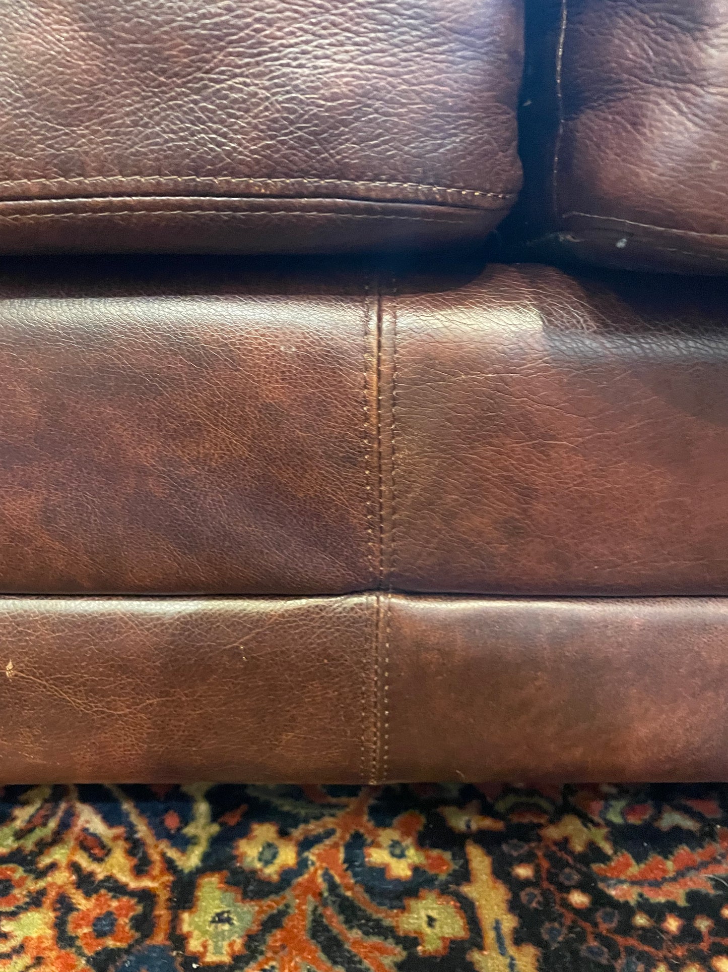 Leathercraft Sectional Sleeper Sofa (421EC8)