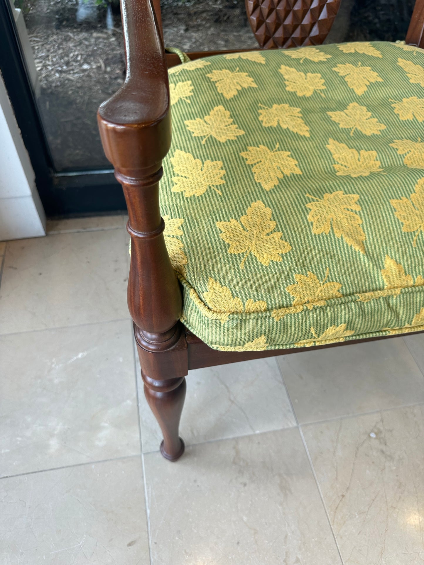 British Colonial Pineapple Caned Chair (JHNWF7)