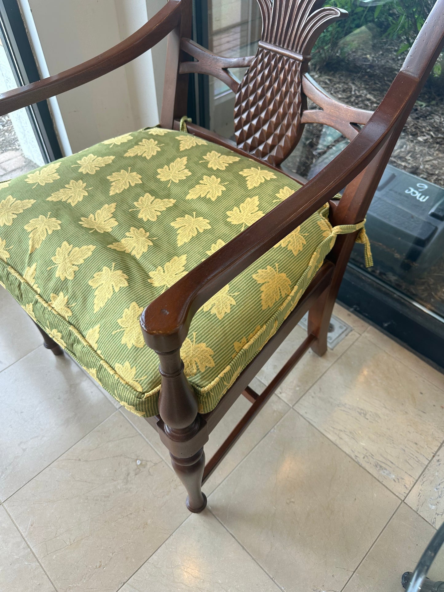 British Colonial Pineapple Caned Chair (JHNWF7)