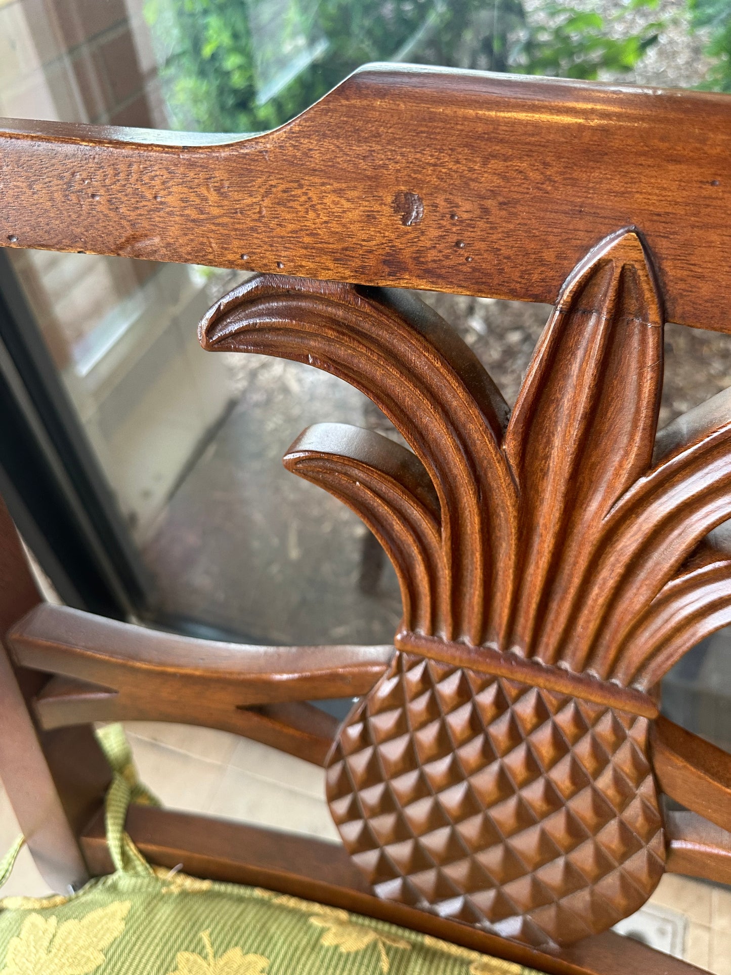 British Colonial Pineapple Caned Chair (JHNWF7)