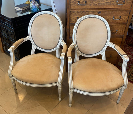 Pair of French Louis XVI Armchairs (H776X7)