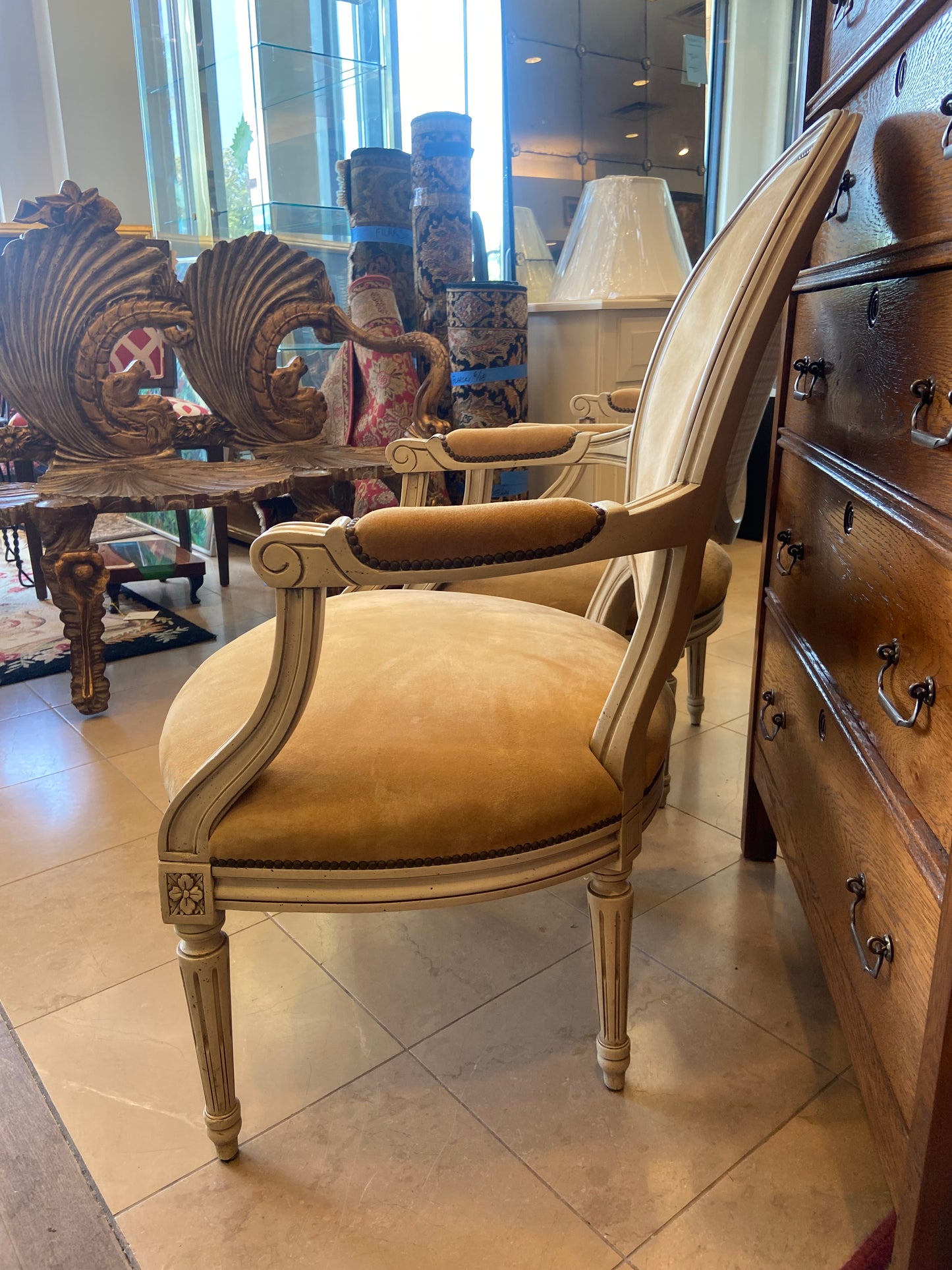 Pair of French Louis XVI Armchairs (H776X7)