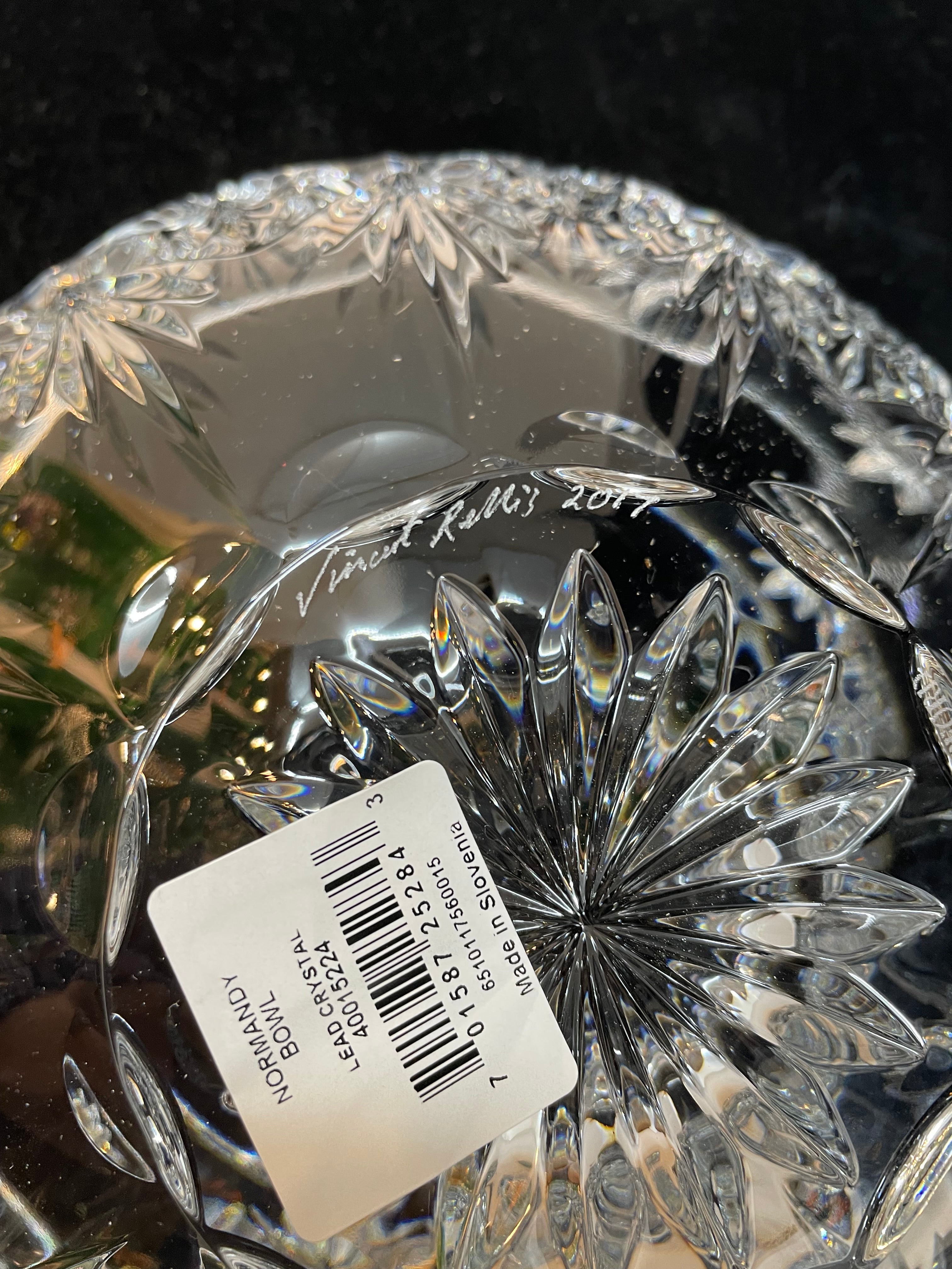 Purchases Waterford crystal normandy bowl