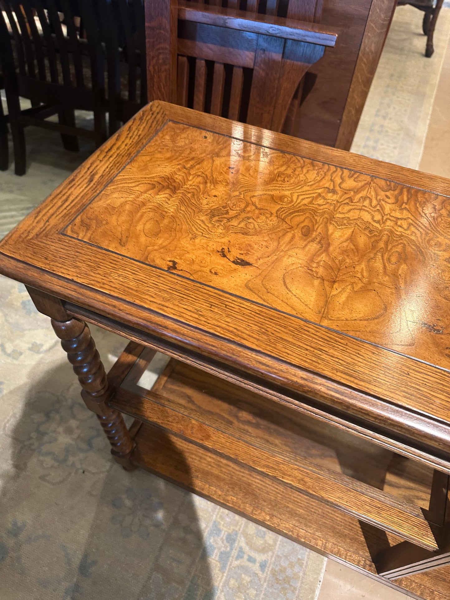 Barley Twist Console Table (F2JZQK)