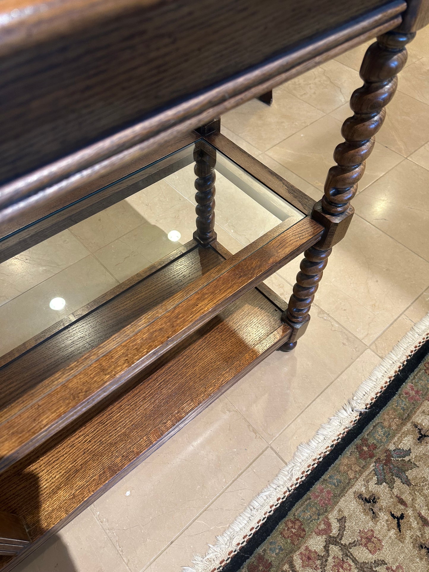 Barley Twist Console Table (F2JZQK)