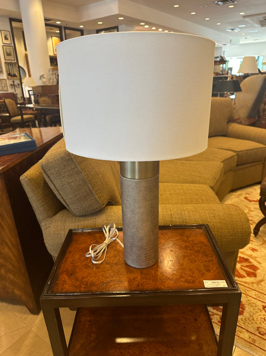 Gold Leather Wrap Table Lamp (WXLZ4E)