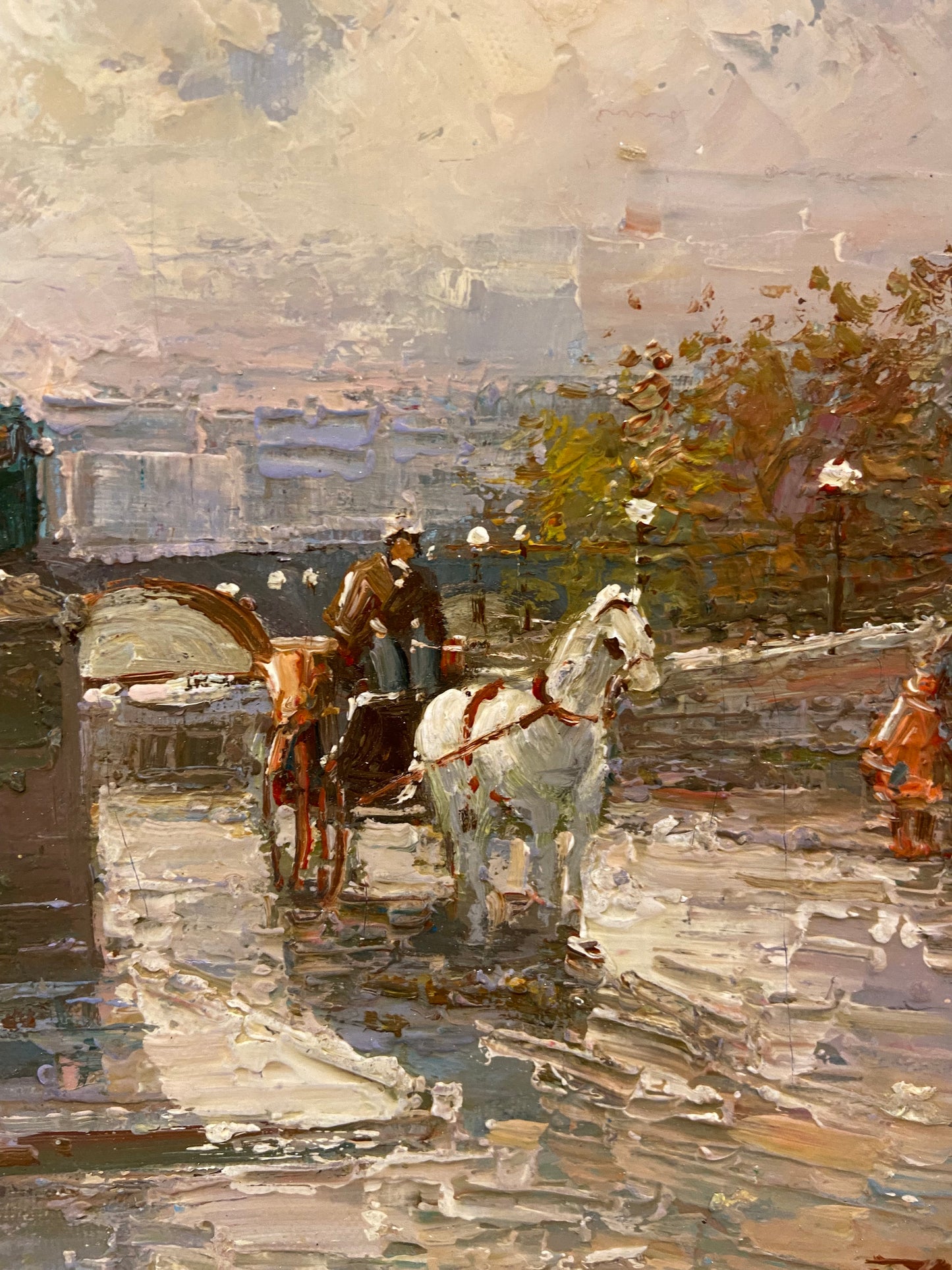 Lacquered Street Scene by Frencke (845942)