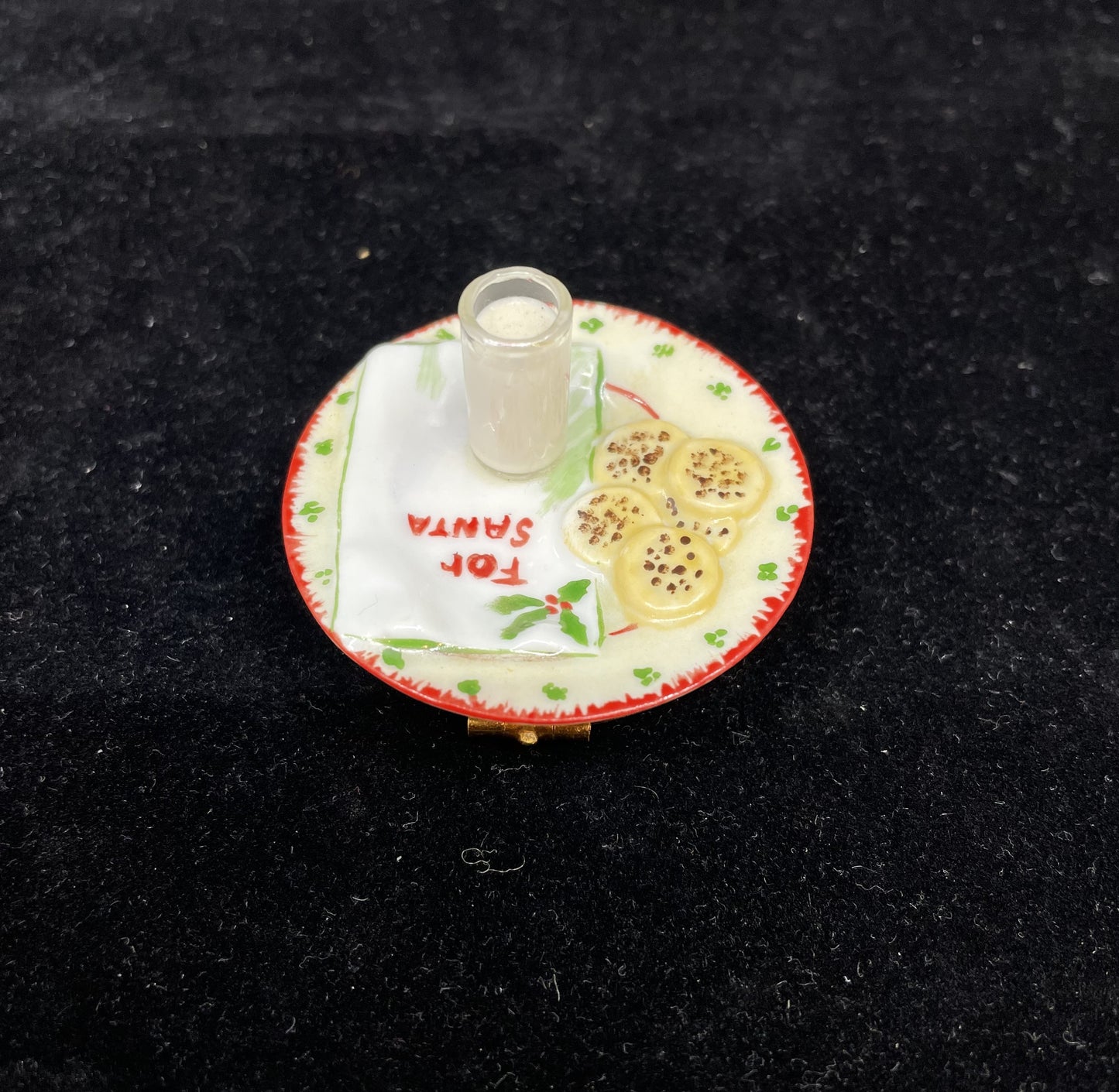 Limoges Milk and Cookies Trinket Box (73GQQ9)