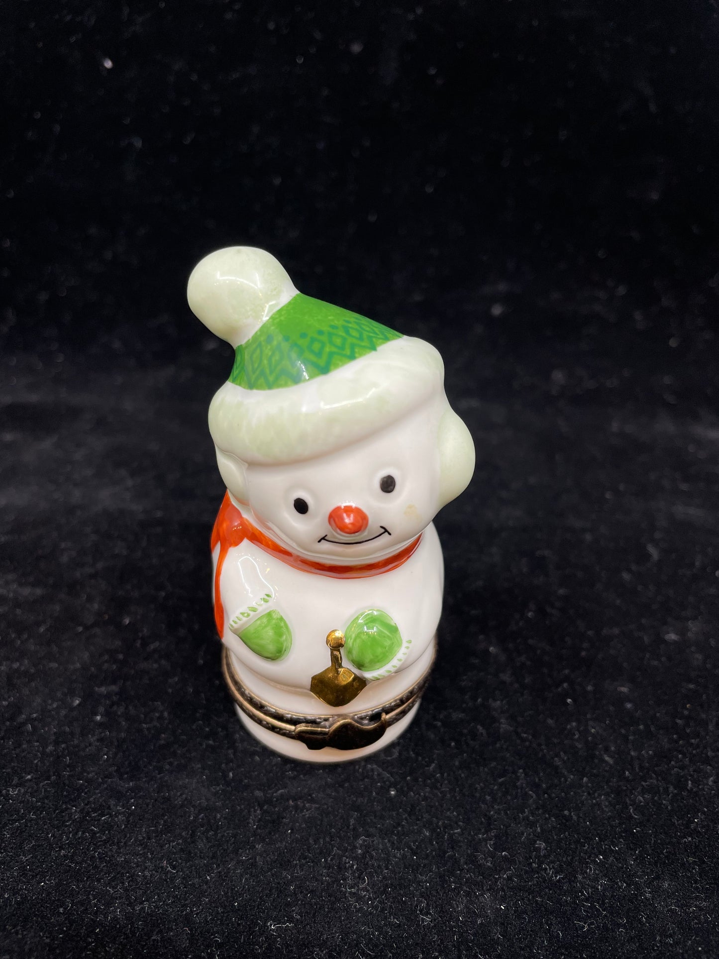 Limoges Snowman Trinket Box (BRCGVH)