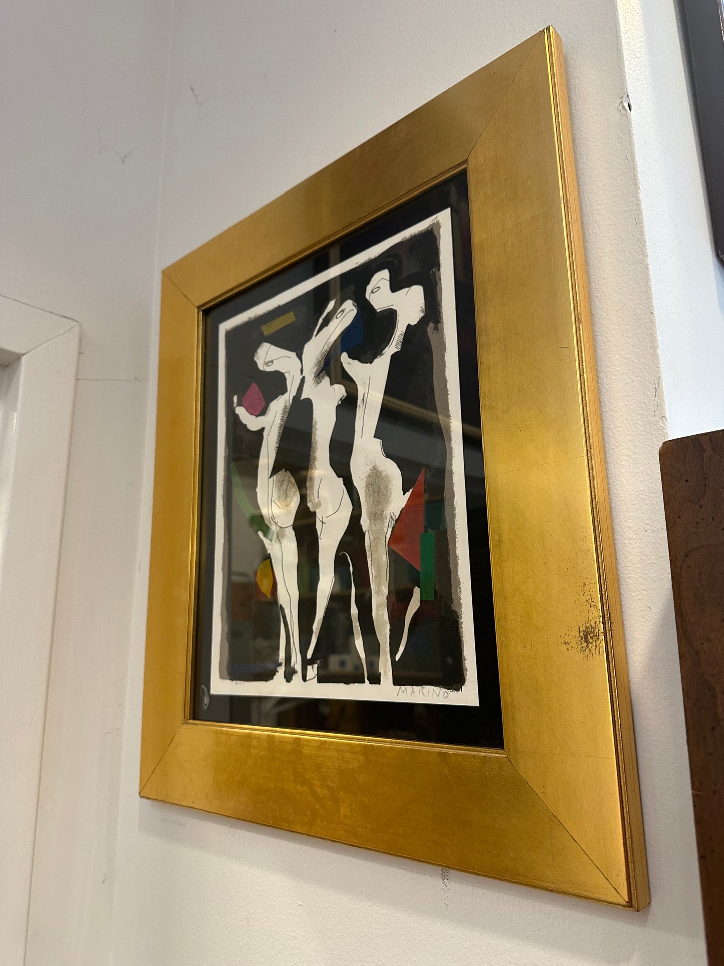 Marino Marini Framed, Signed Lithograph "Le Sacre Du Printemps" 1973 (21905)