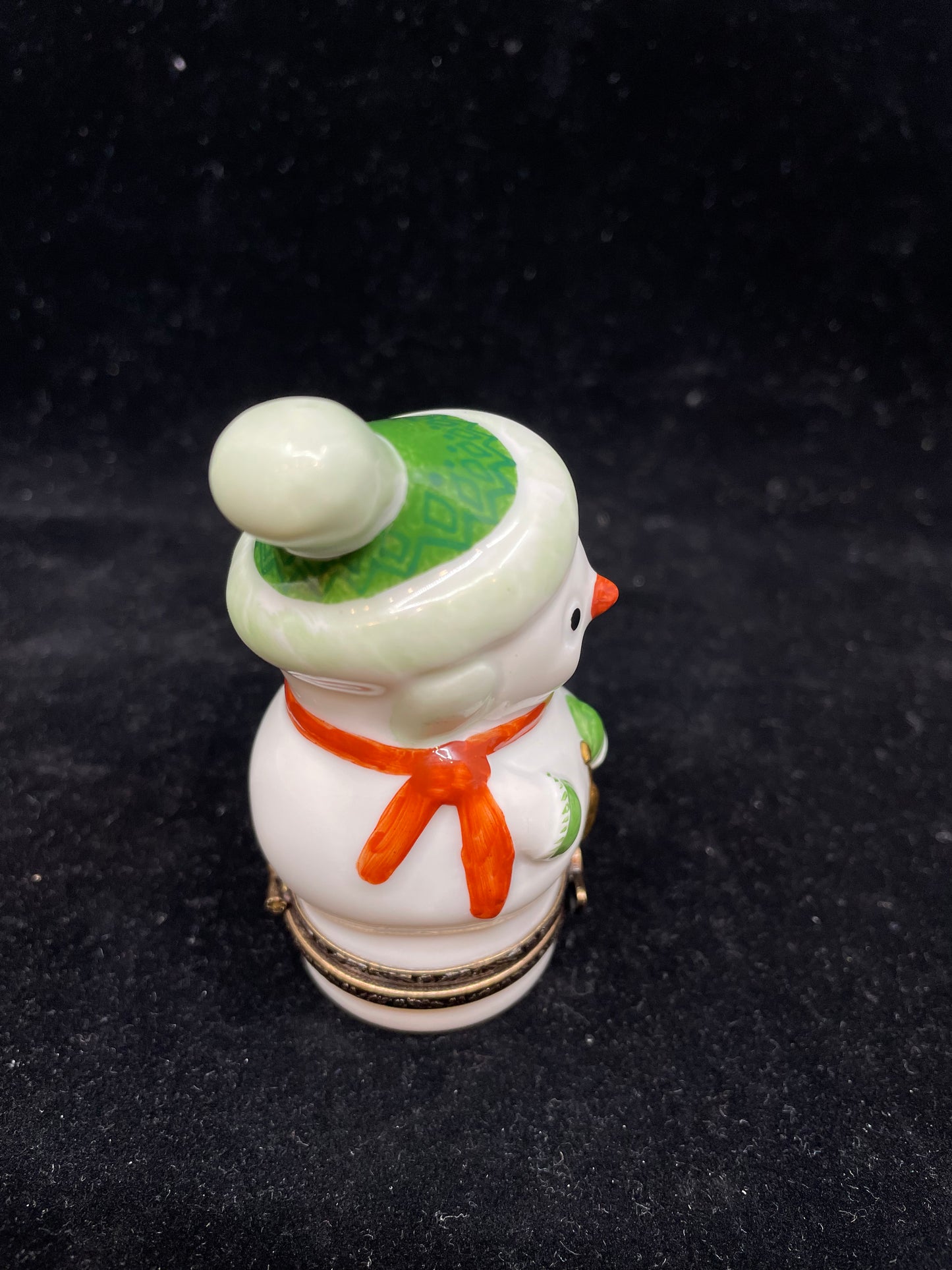 Limoges Snowman Trinket Box (BRCGVH)