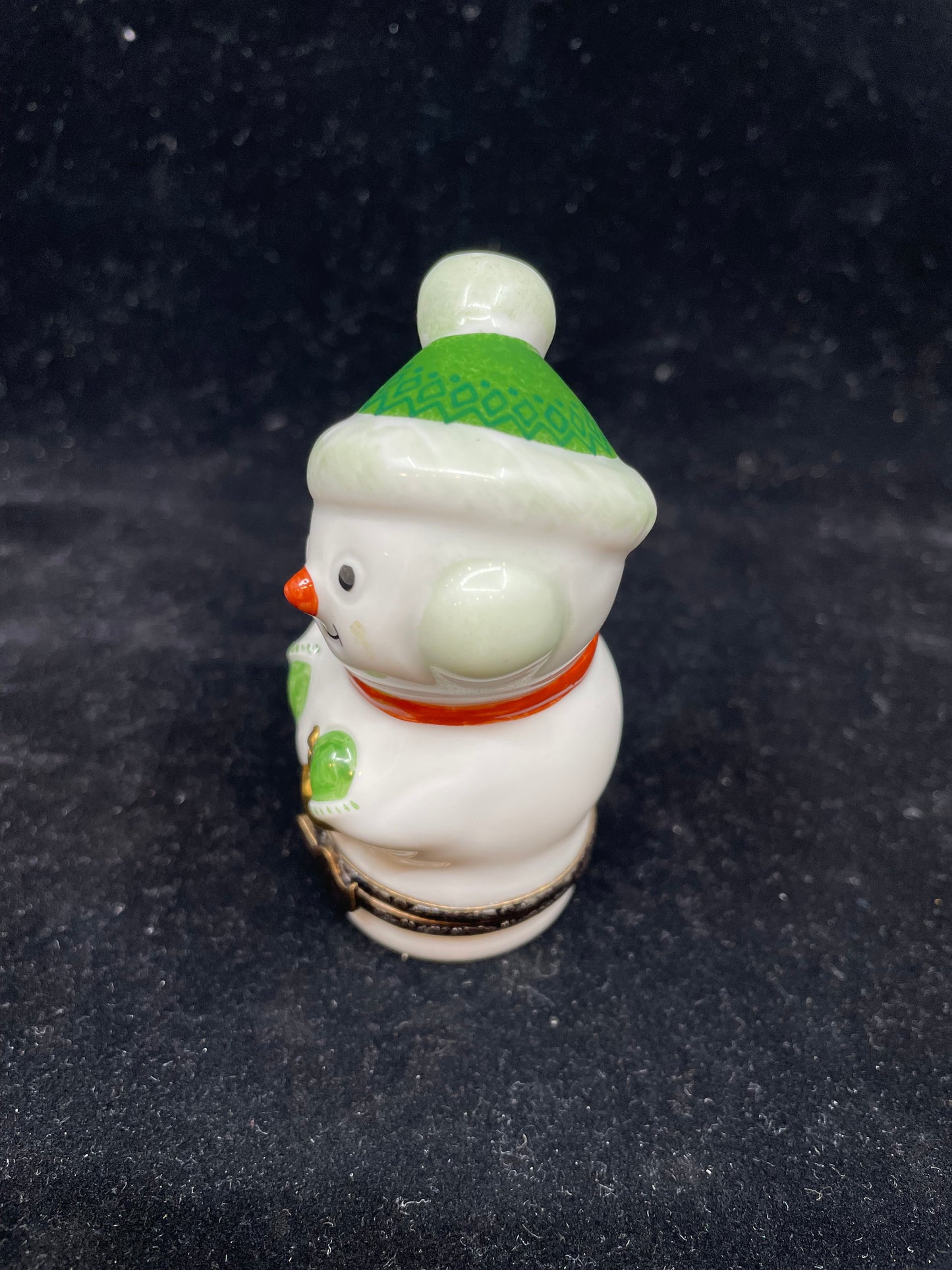 Limoges Snowman Trinket Box (BRCGVH)