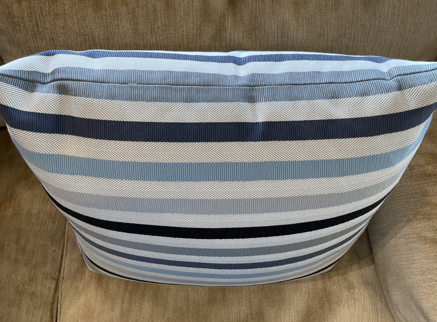 Hermes Attributed Striped Pillow (W3XQPH)