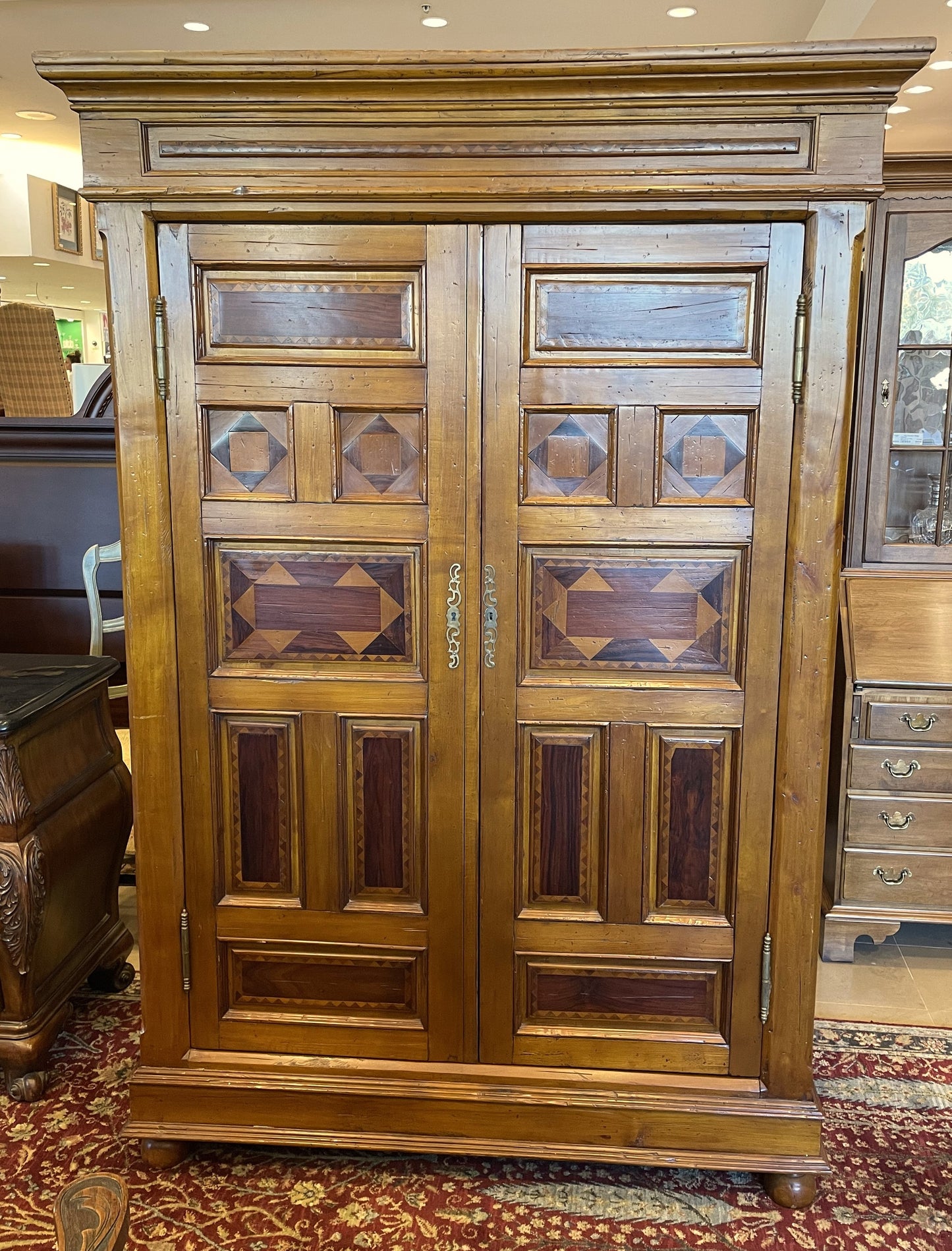 Walter E. Smith Inlayed Armoire (AHJ5SJ)