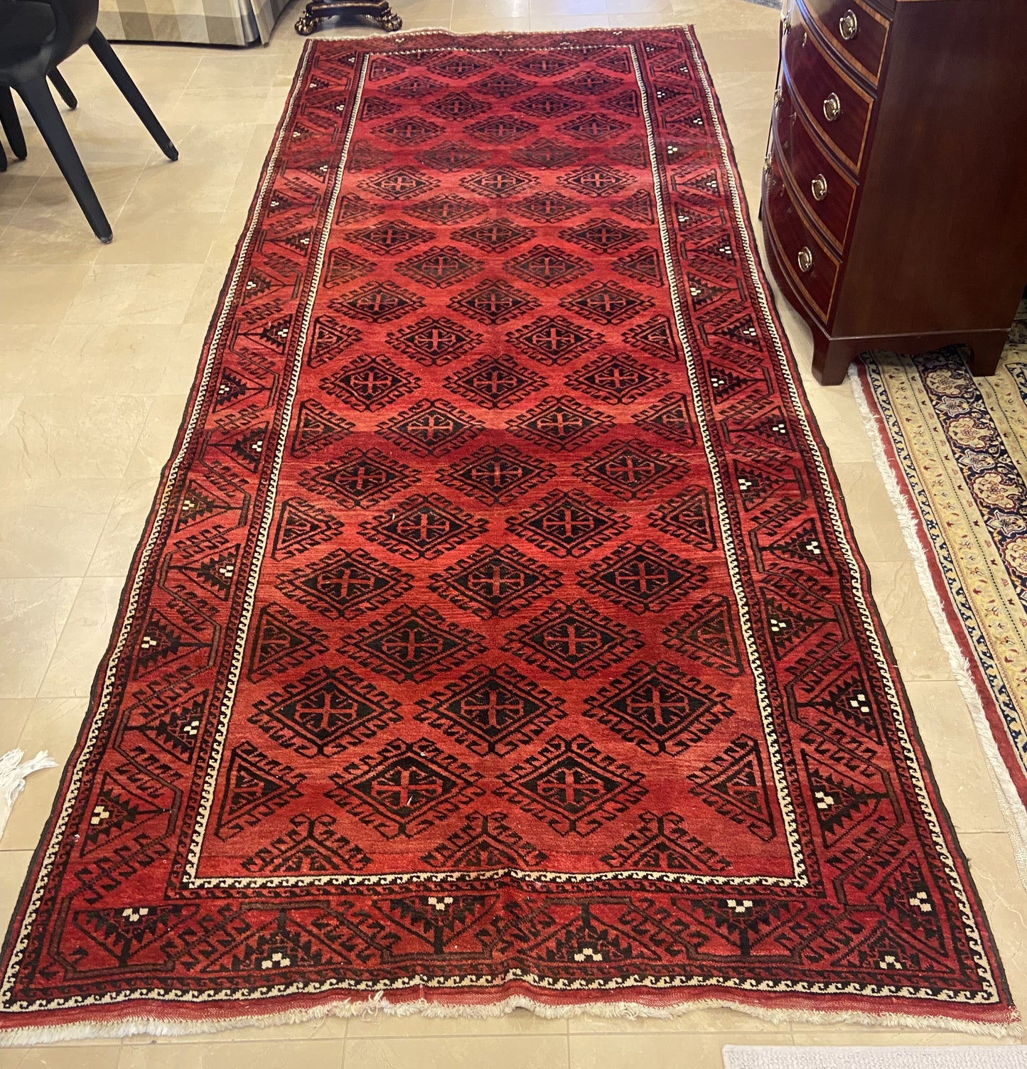 Hand-Knotted Runner 57x148 (L5W6ZA)