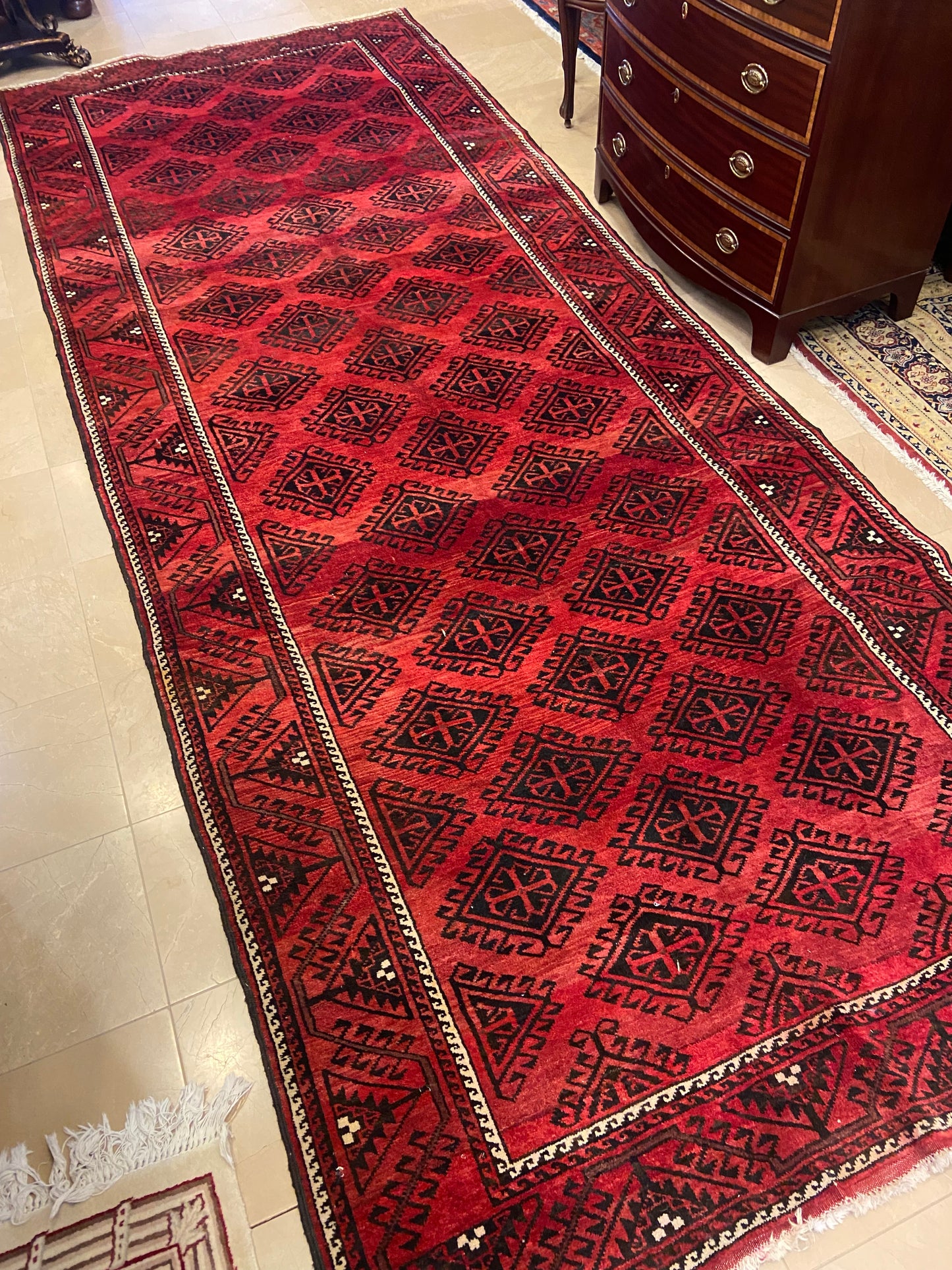 Hand-Knotted Runner 57x148 (L5W6ZA)