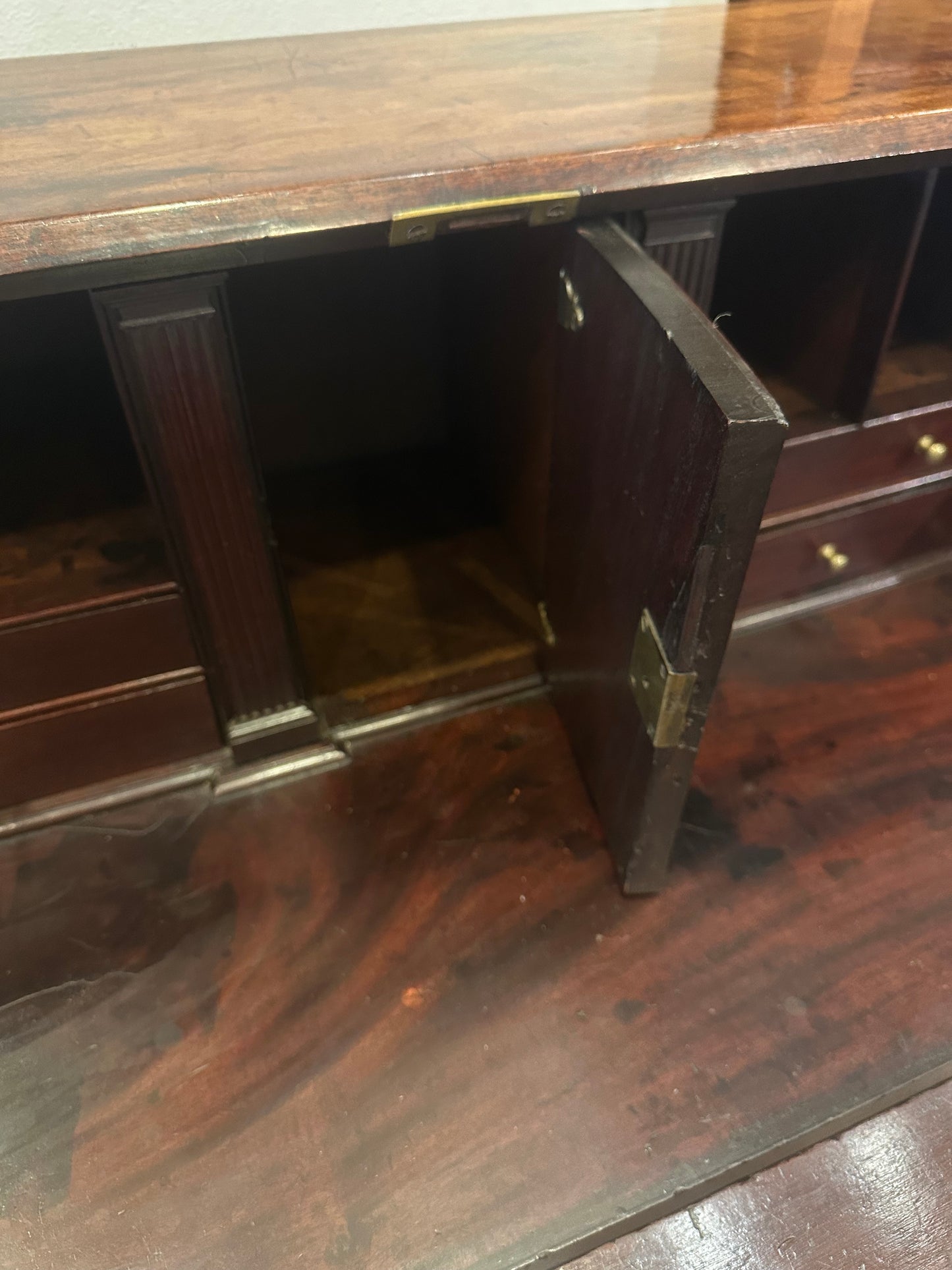 Antique Georgian Slant-Front Secretary Desk (YE8HBL)