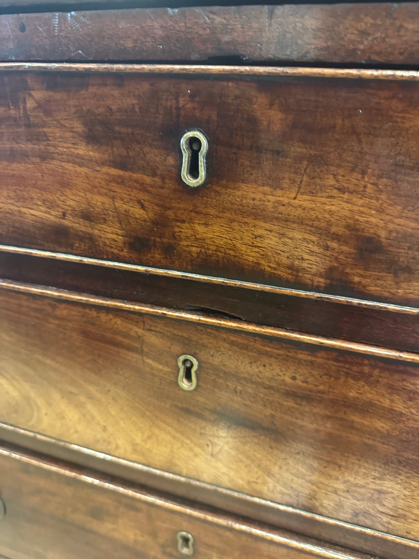 Antique Georgian Slant-Front Secretary Desk (YE8HBL)