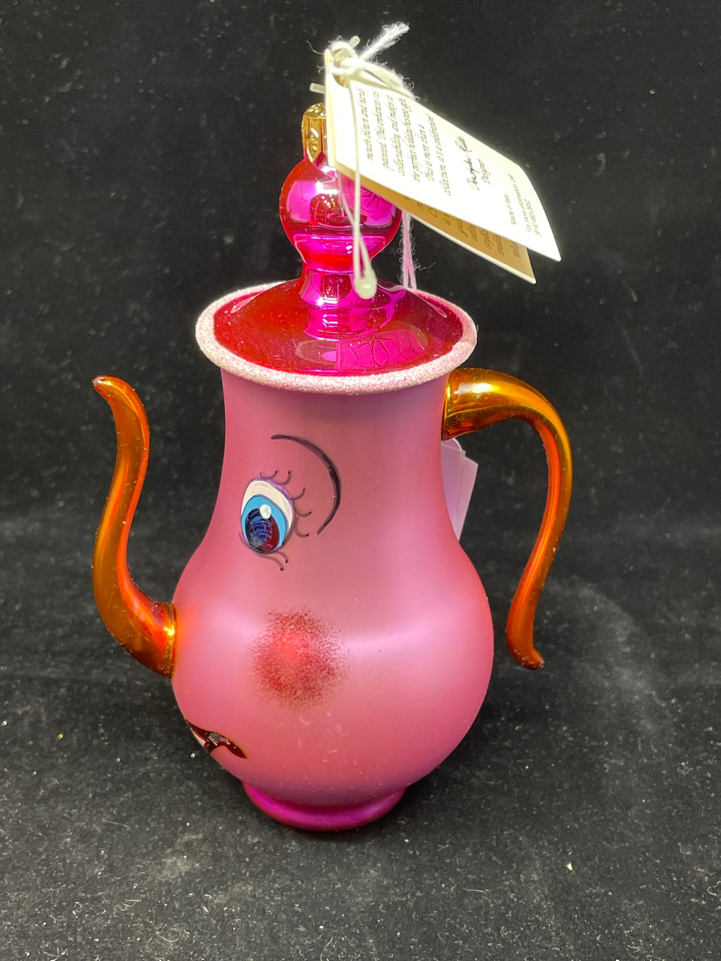 Radko Pink Jiva Java Teapot (H5F5K6)