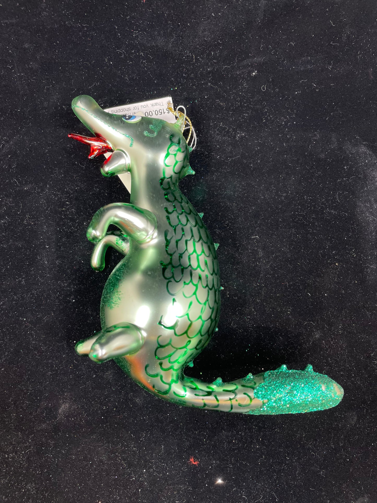 Radko & Carlini Puff Dragon Ornament (CPFUF4)