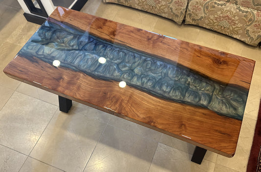 Custom Made Peacock Resin Bench (57LC7A)