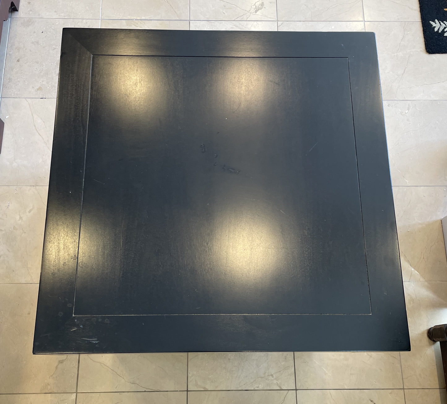 Black End Table AS IS (QZ54XZ)