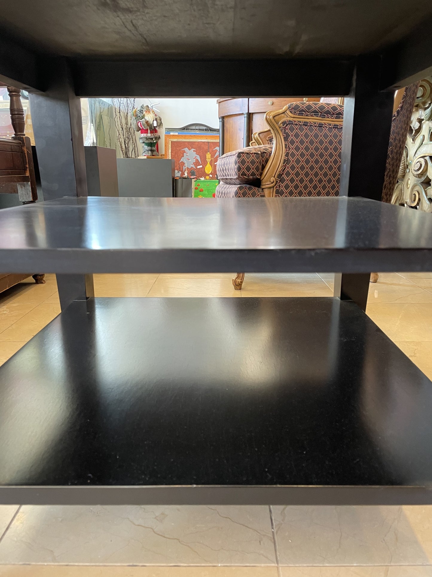 Black End Table AS IS (QZ54XZ)