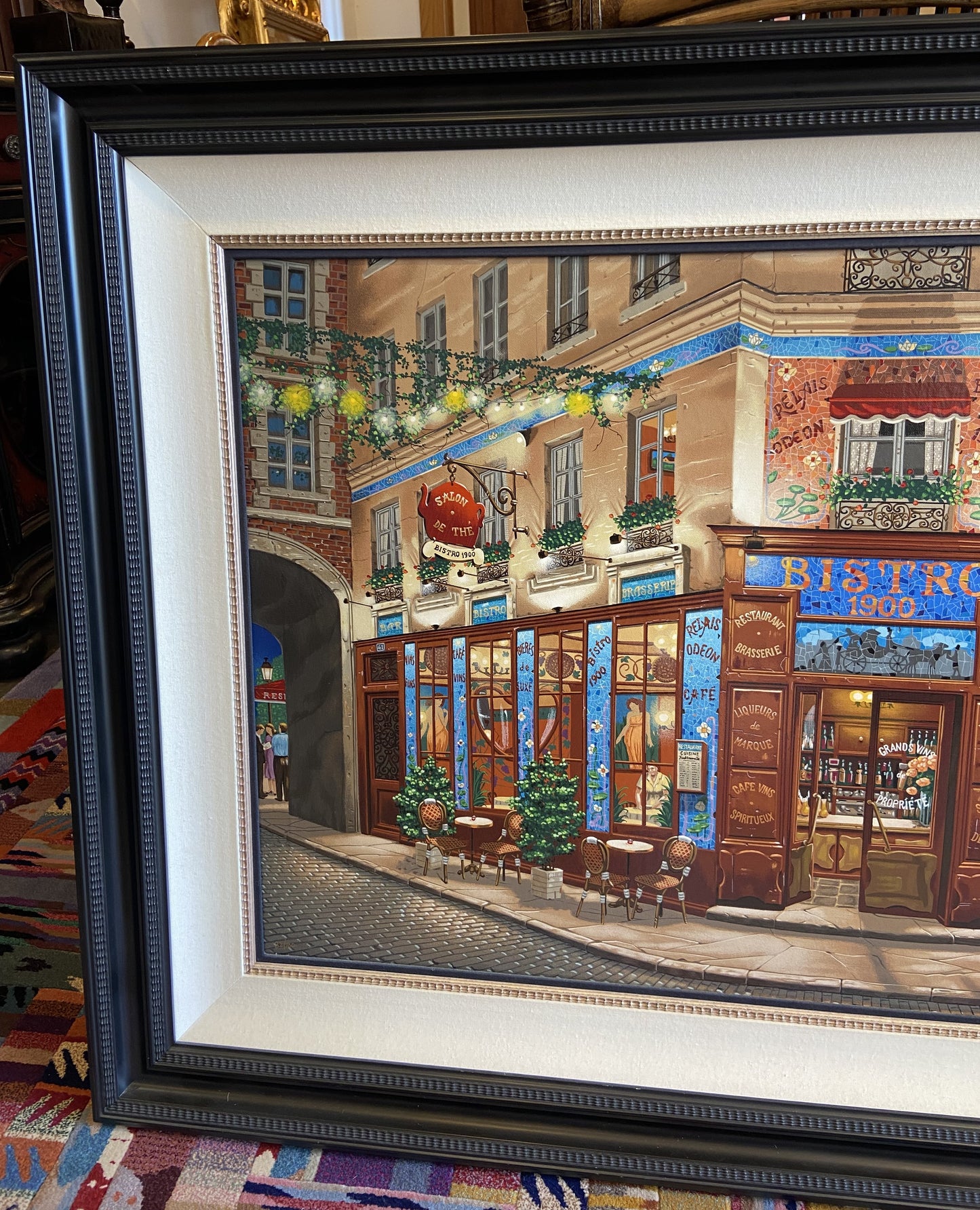 Liudmila Kondakova "Bistro 1900" Serigraph (KEAARH)