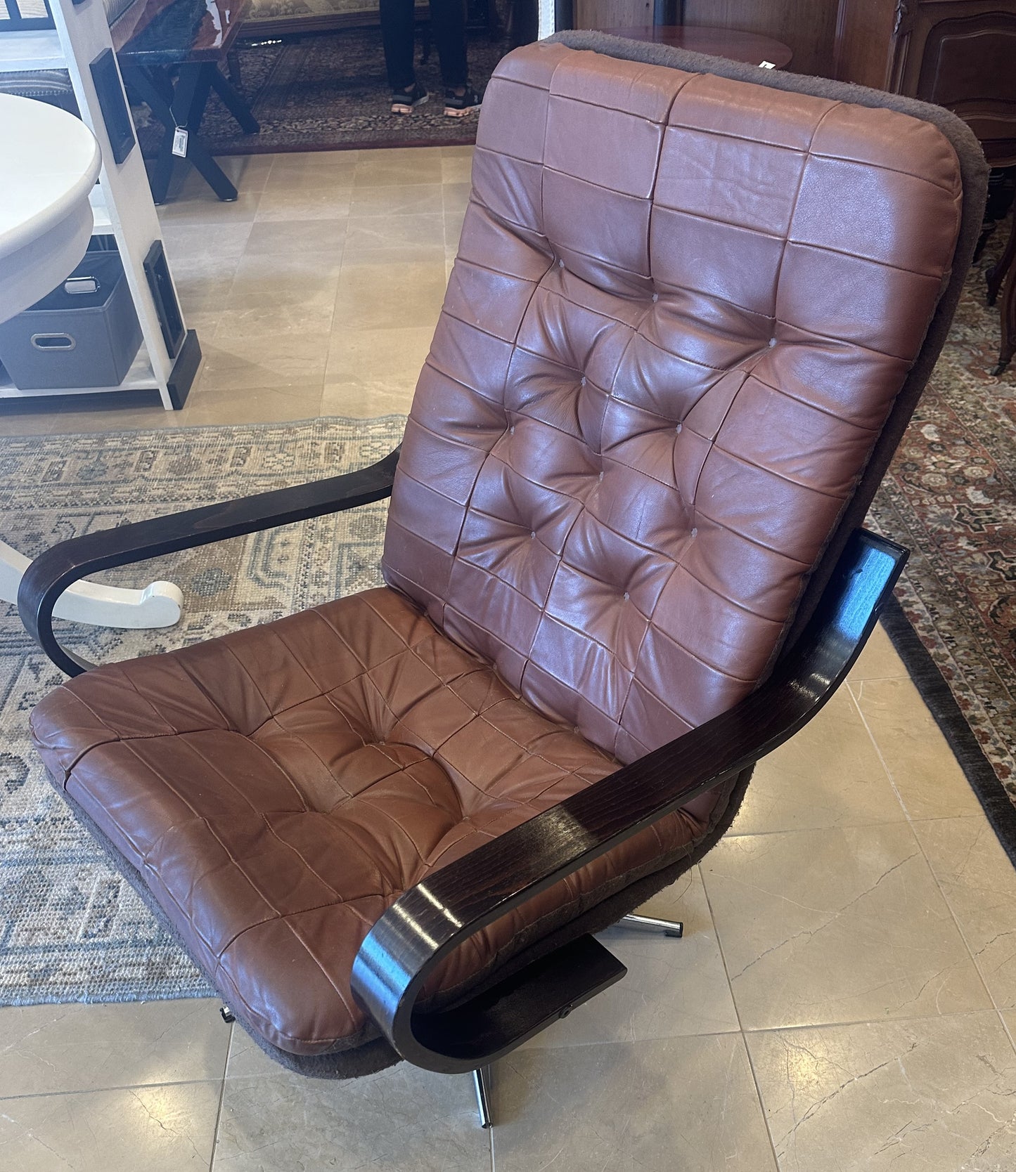 Patchwork Leather Chair (XCCUH8)