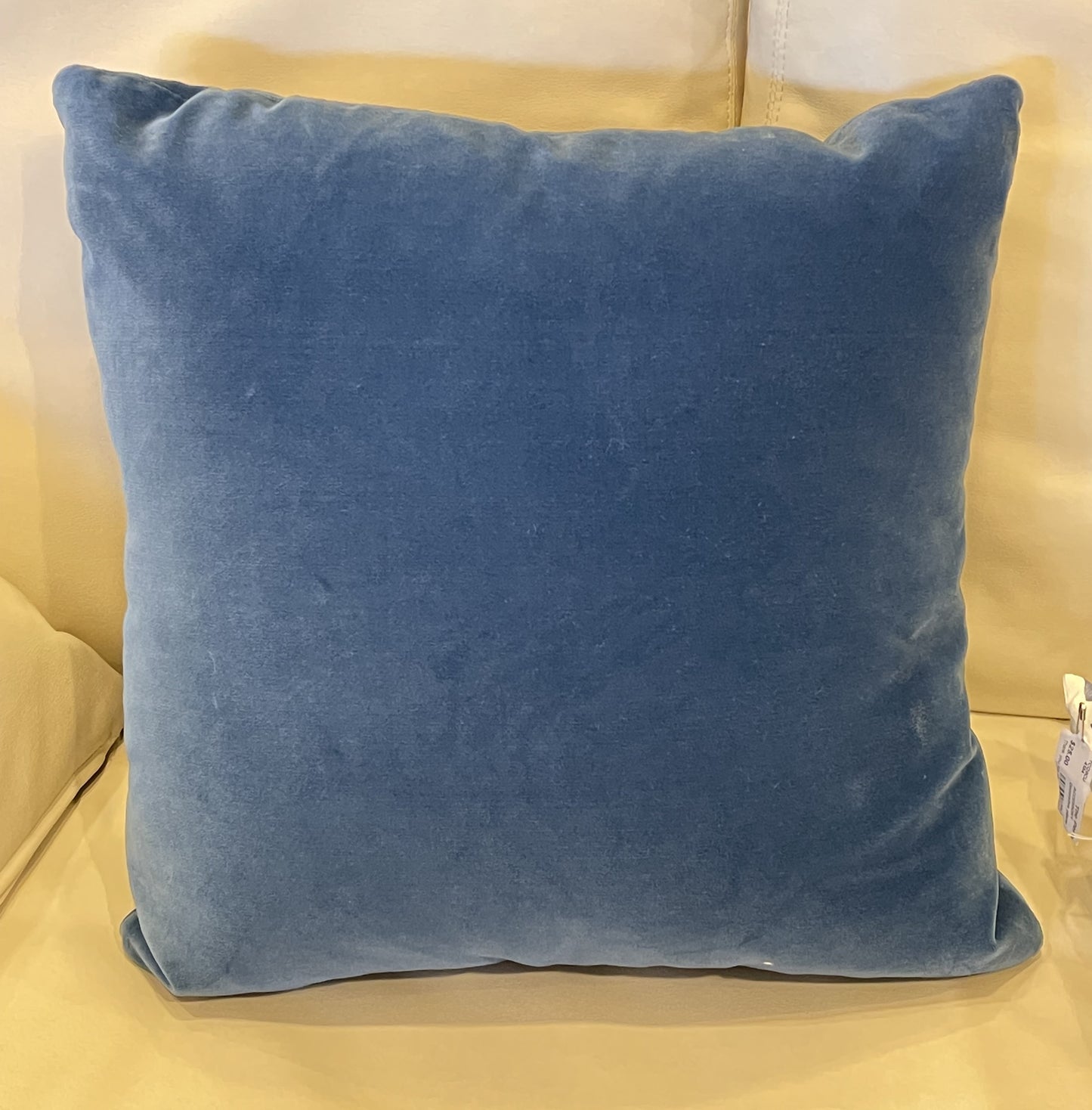 Loro Piana Blue Velvet Pillow (49VA36)